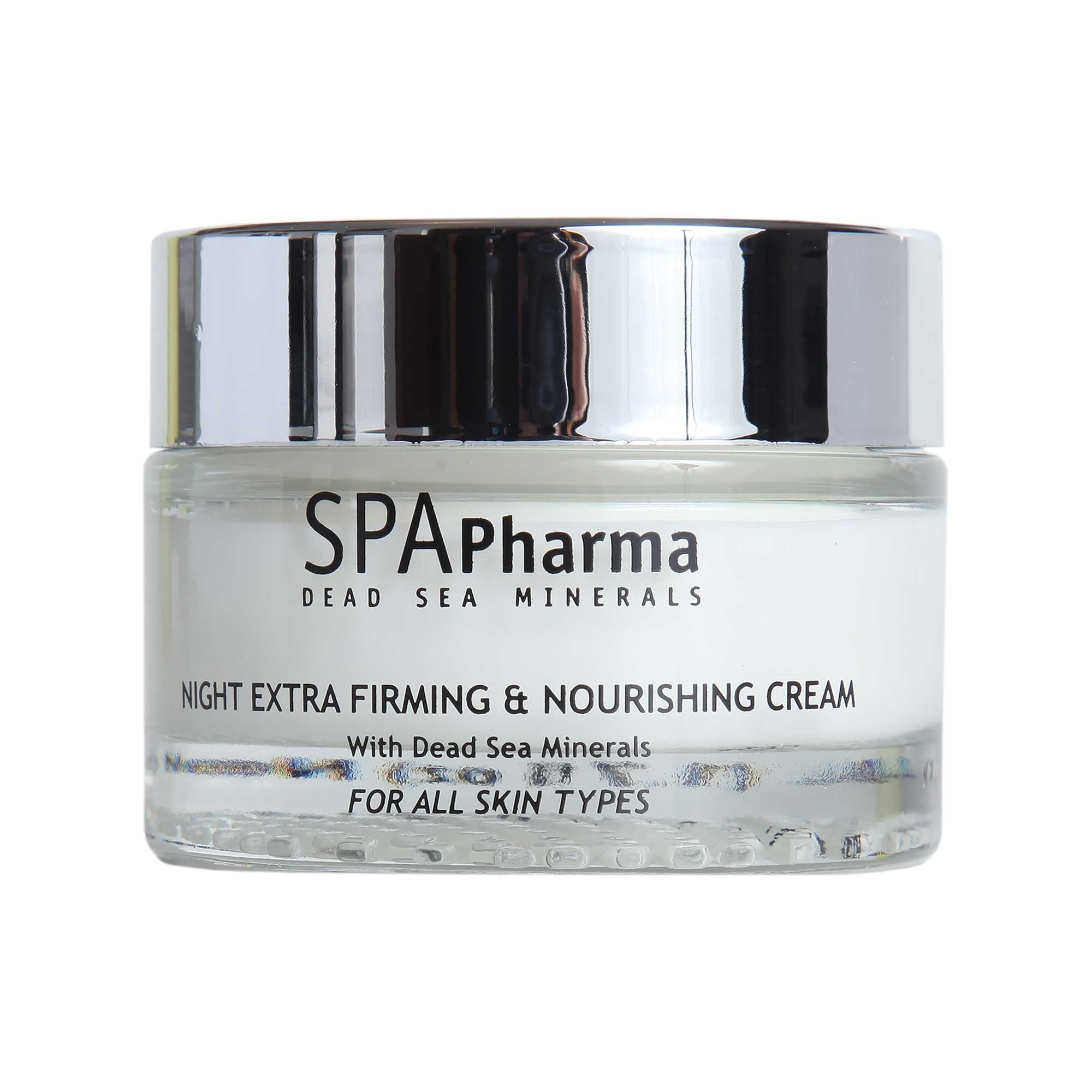 Spa Pharma Night Extra Firming & Nourishing Cream for All Skin Types Enriched with Dead Sea Minerals (1.7 Fluid Ounce)