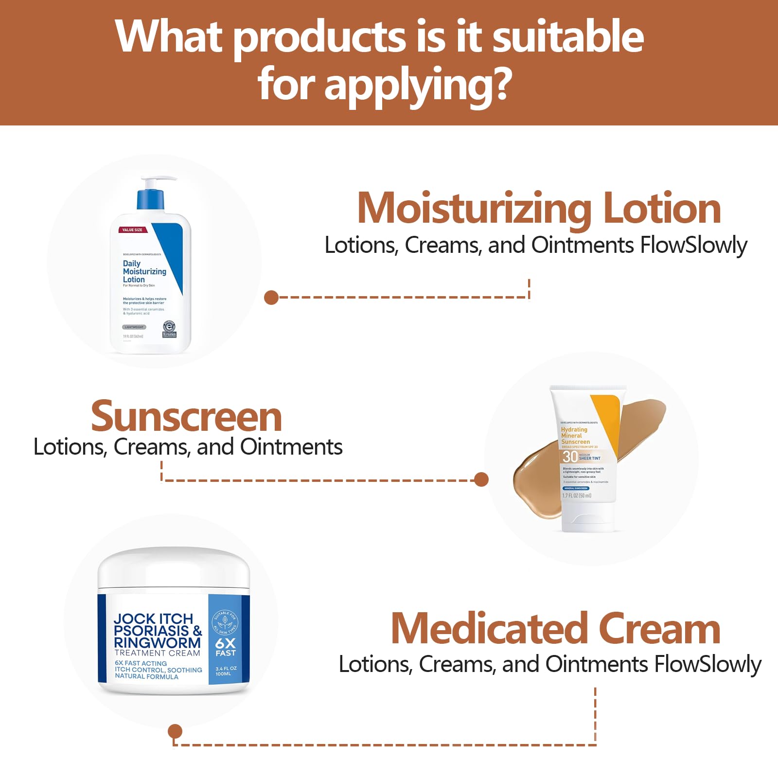 Svarvns Lotion Applicator For Back And Feet With 2 Replaceable Pads, 17 '' Back Lotion Applicator For Women, Elderly Apply To Lo