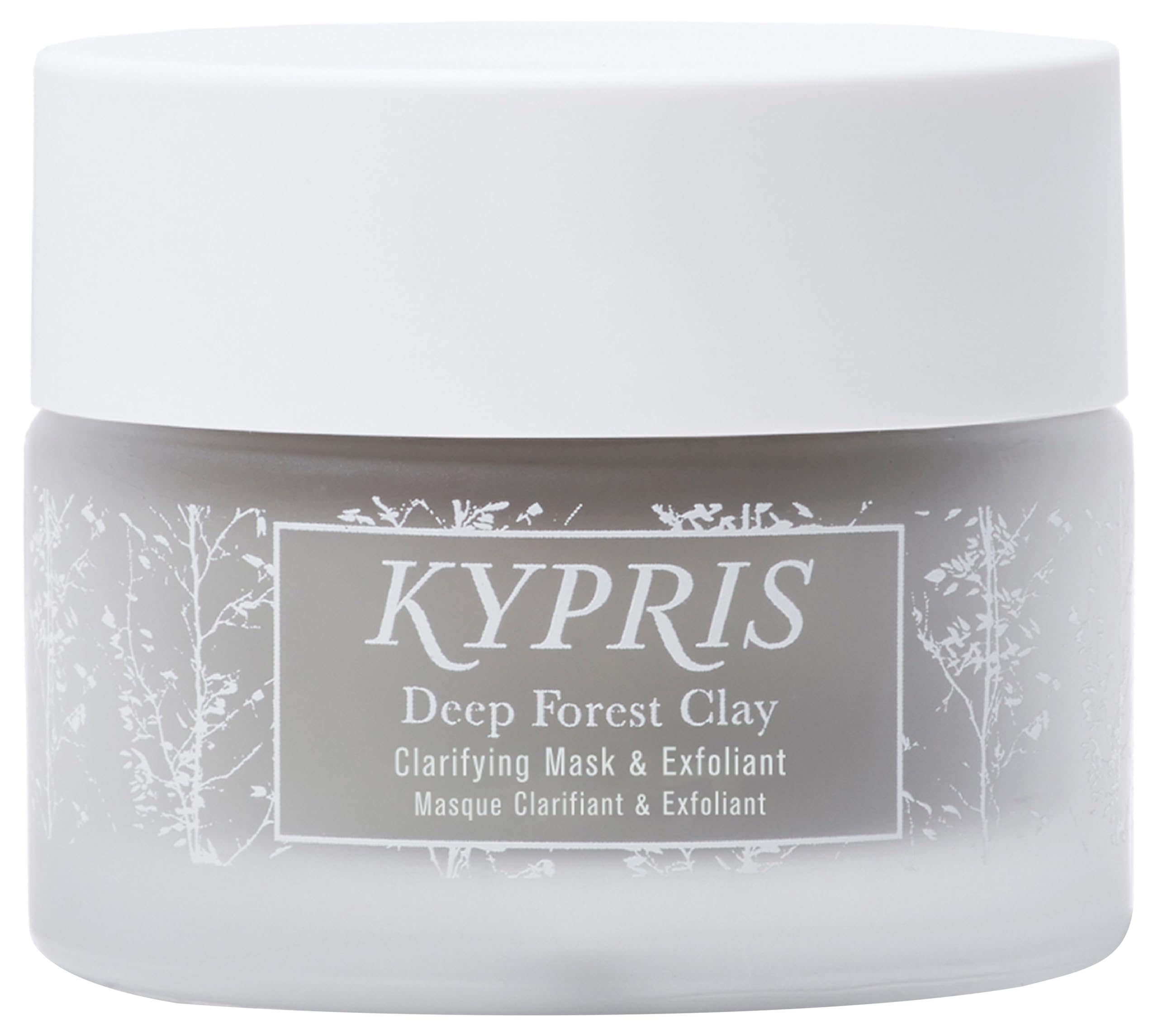 KYPRIS, Deep Forest Clay Clarifying Exfoliation Mask, Physical & Acid Exfoliation, Clarifying Clay & Soothing Botanicals (1.55 f