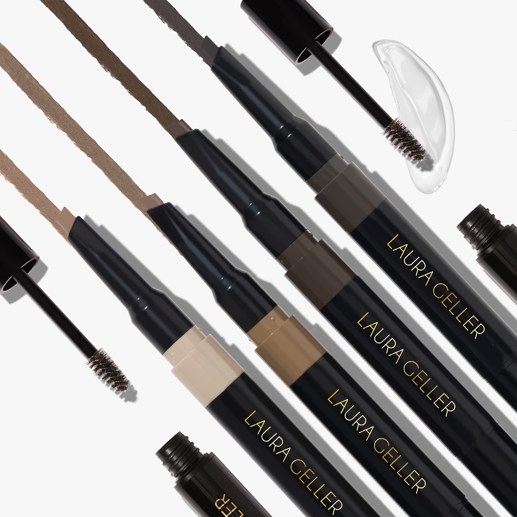 LAURA GELLER NEW YORK Sculpt-n-Stay Waterproof Brow Pencil & Gel- Taupe