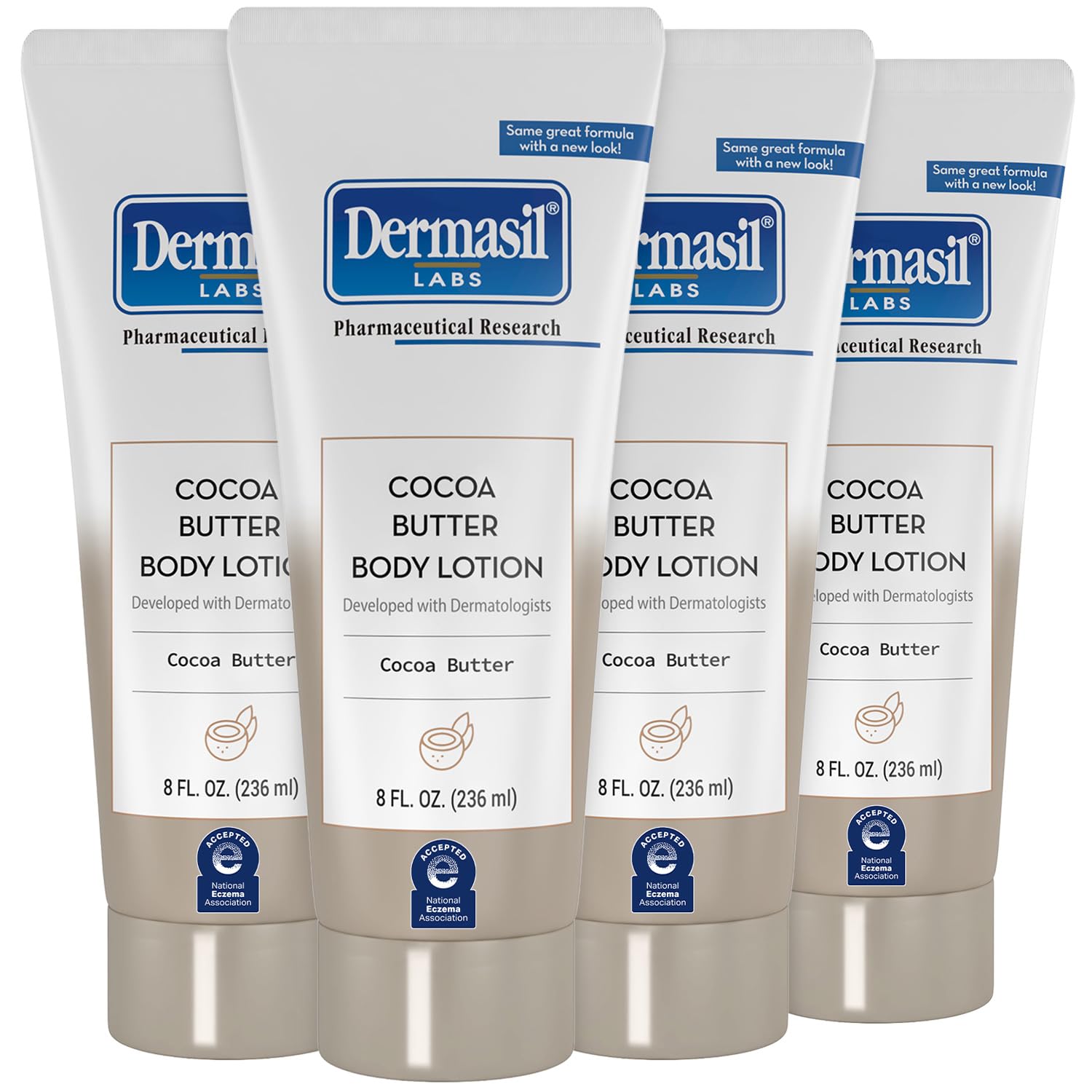 Cocoa Butter Body Lotion by Dermasil for Unisex - 8 oz Body Lotion