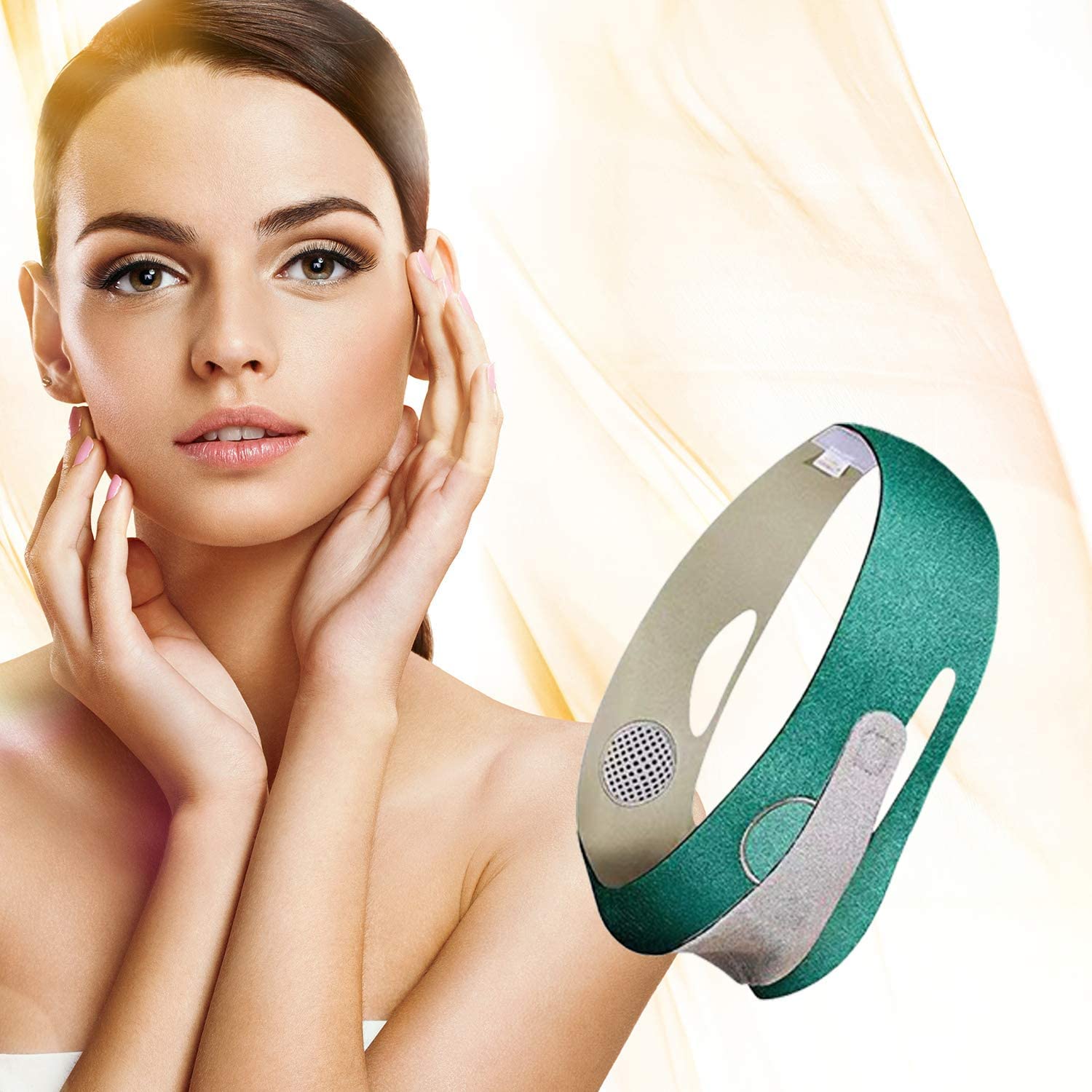 Krishviha Face Slimming V Line Mask Double Chin Lifting Bandage Face Lift Up Strap Belt, V Line, Double Chin Slimmer For Women A