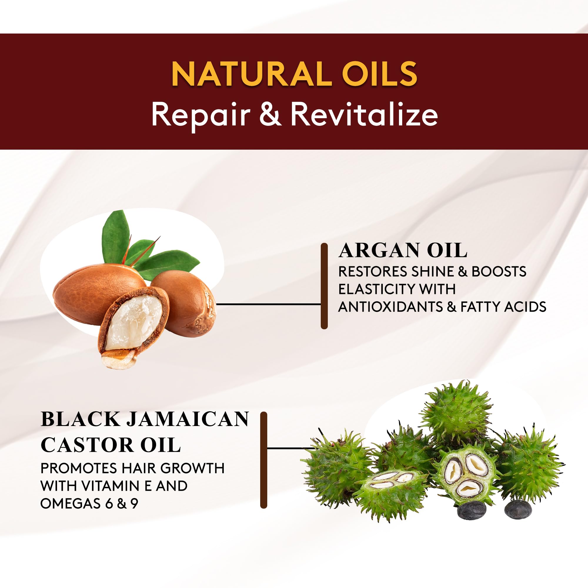 OKAY BLACK JAMAICAN CASTOR OIL ORIGINAL DARK with ARGAN OIL 4oz / 118ml