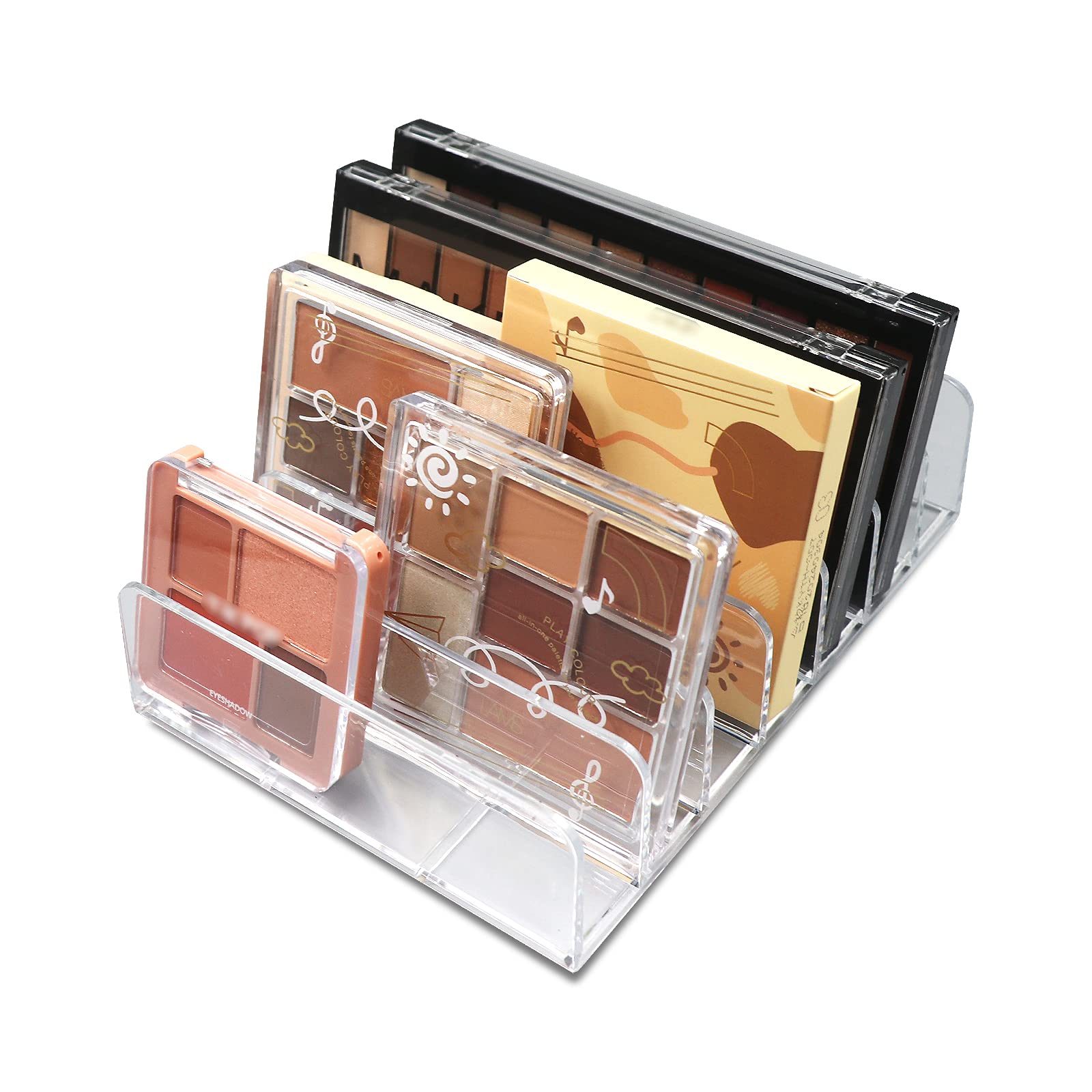 Makeup Organizer, Compact Makeup Palette Organize, For Bathroom Countertops, Vanities, Cabinets, Sleek Modern Cosmetics Storage