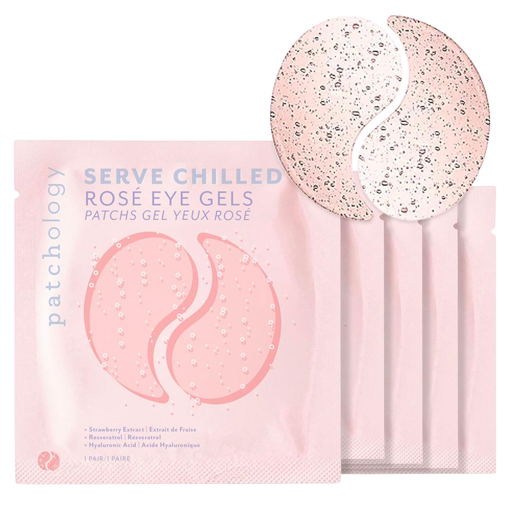Patchology Hydrating Under Eye Patches for Dark Circles, Serve Chilled Hyaluronic Acid Serum Under Eye Mask protects and softens