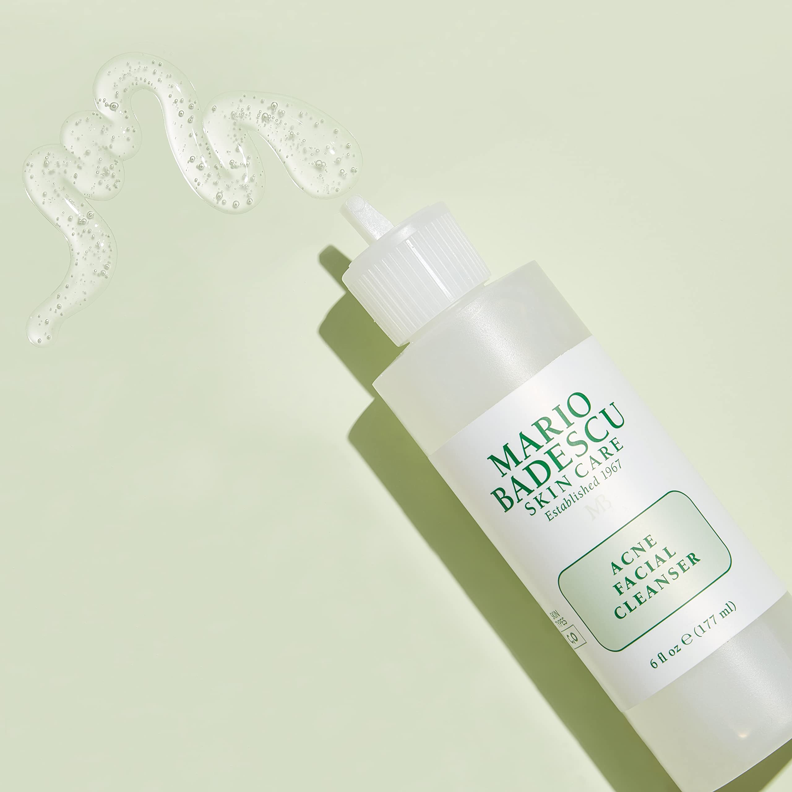 Mario Badescu Acne Facial Cleanser For Combination & Oily Skin, Oil-Free Face Wash With Salicylic Acid & Aloe Vera, Deep Pore Cl