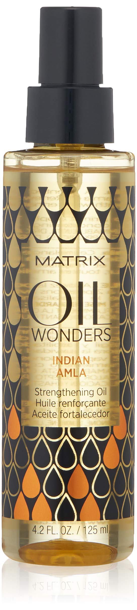 Matrix Oil Wonders Indian Amla Strengthening Oil | Enhances Shine | For Fragile Hair | 4.2 Fl. Oz