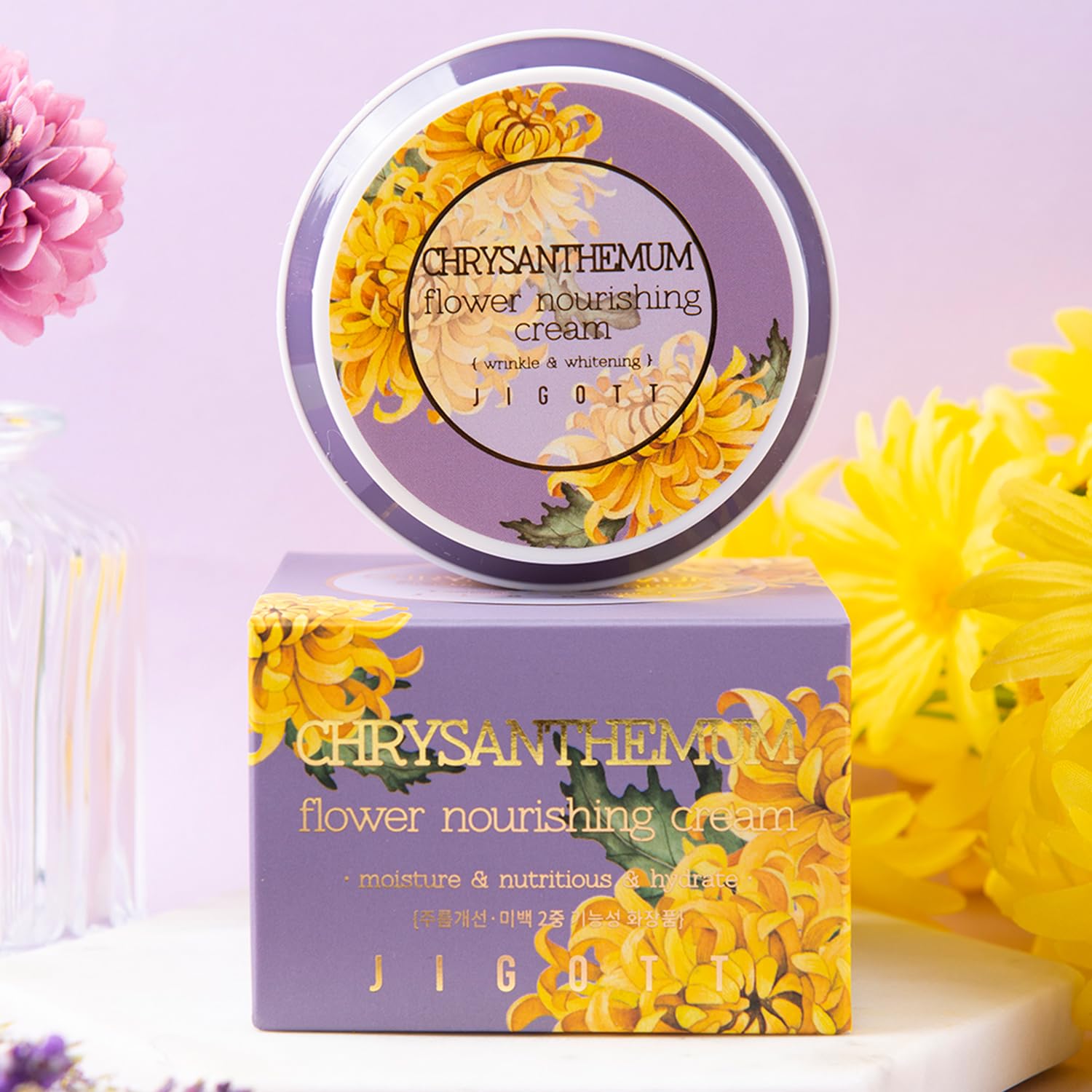 Jigott - Chrysanthemum Flower Nourishing Cream 3.38 FL OZ/ 100ml