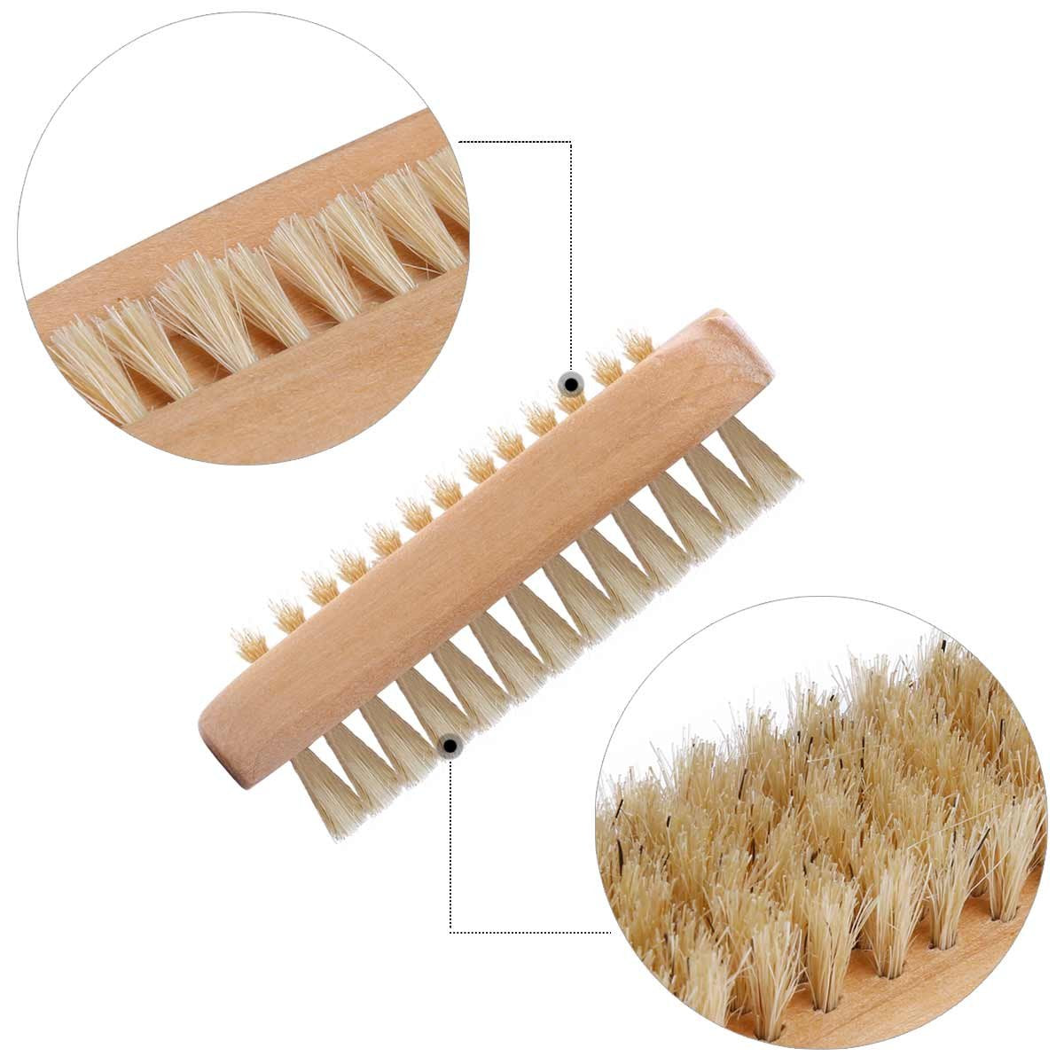 Tbestmax Wood Nail Brush Set - 4 Pack for Manicure & Pedicure, Model Tbestmax2726