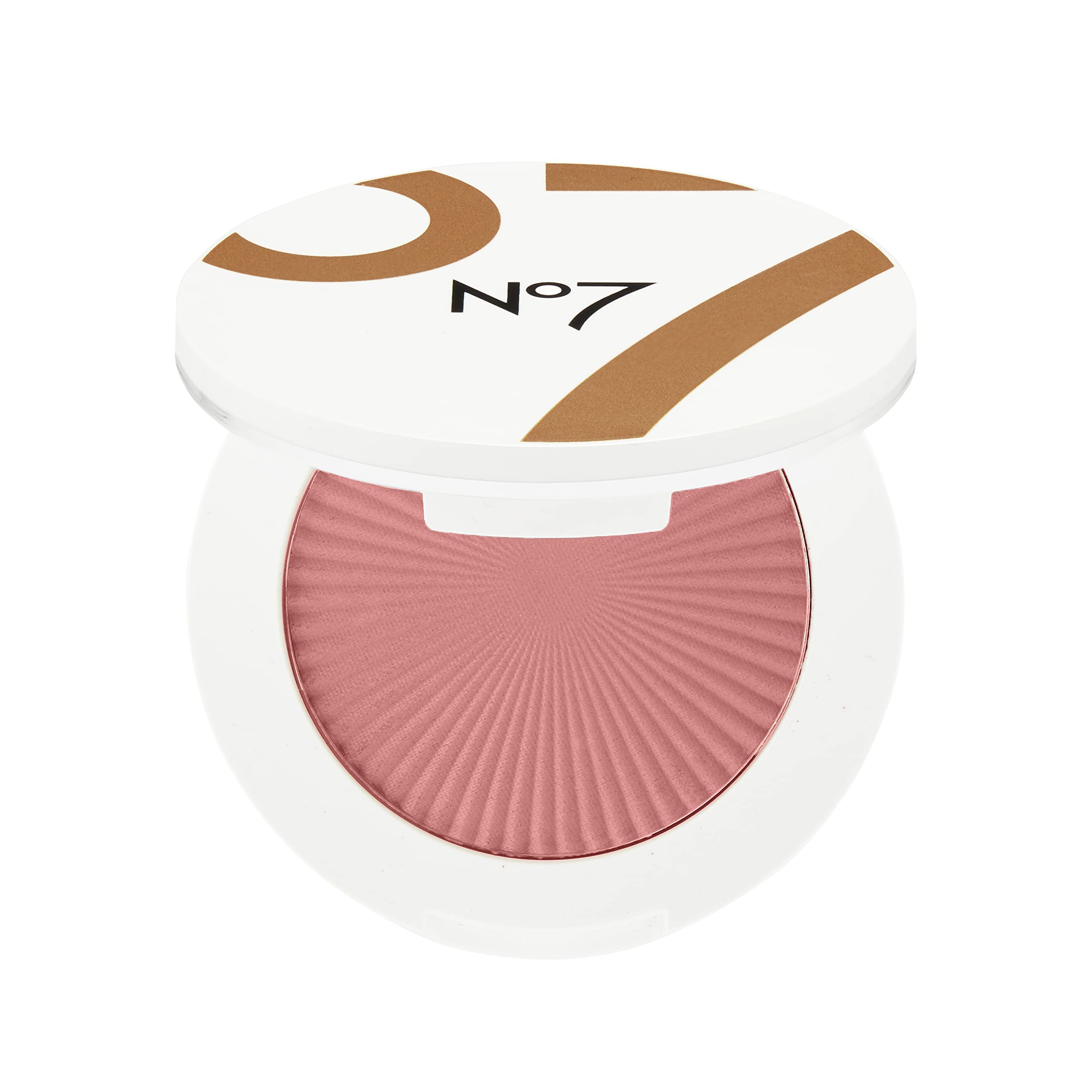 No7 Matte Powder Blush - Pomegranate - Loose Blush Makeup Palette For Instant Flush Of Color - Makeup Powder For Face With Skin