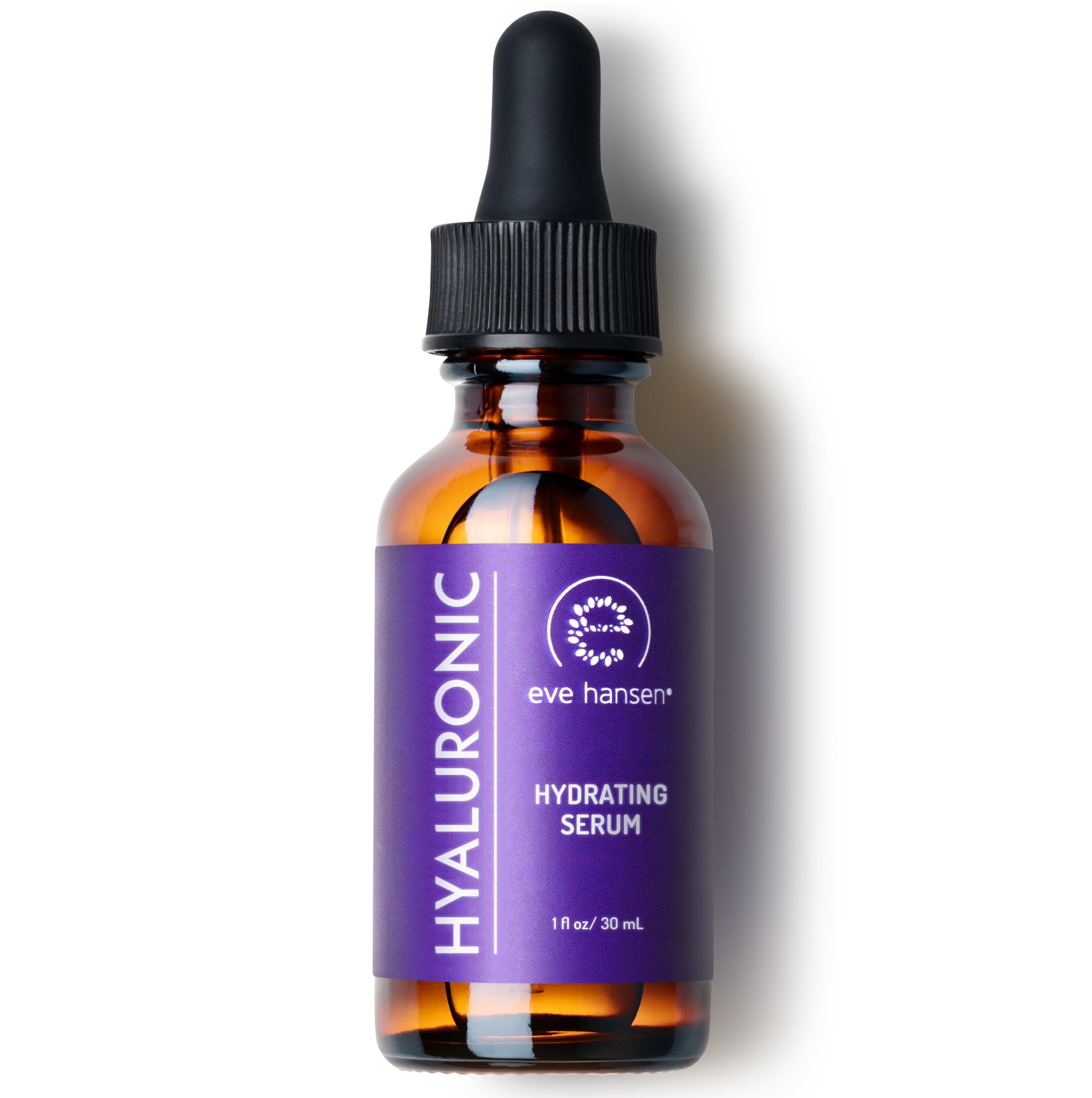 Eve Hansen Hydrating Hyaluronic Acid Serum for Face with Vitamin C, Vitamin E, Green Tea | 72% Organic Firming Facial Moisturize