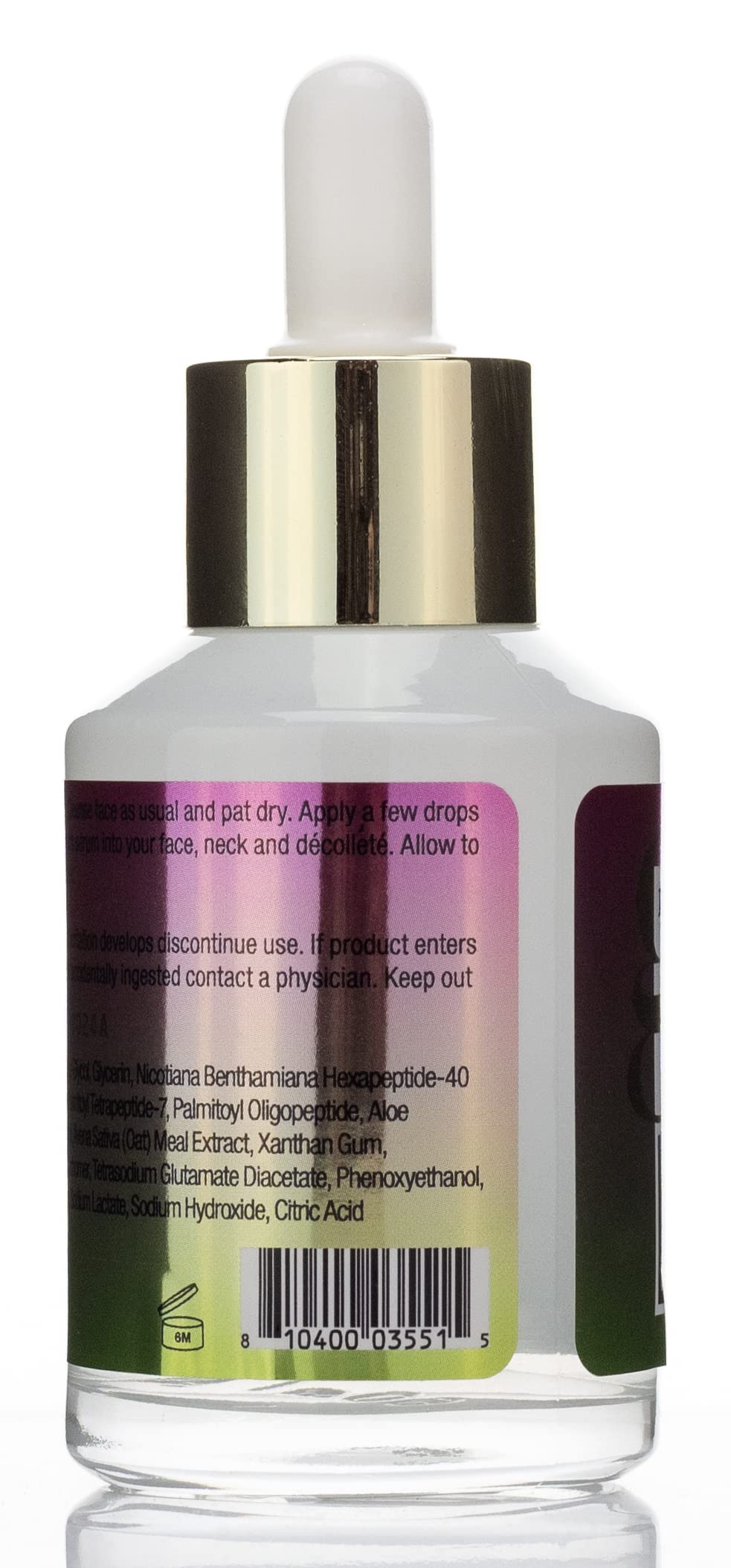 Neogold Collagen & Peptides Plumping Skin Care Facial Serum. Anti Aging Neck & Face Skincare Serum Helps Reduce Appearance Of Cr
