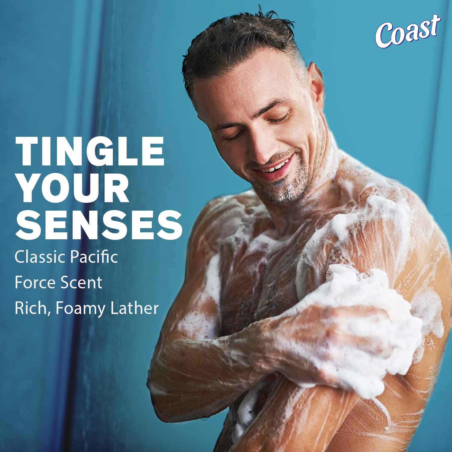 Coast 2-In-1 Hair And Body Wash, Classic Scent - Men 'S Body Wash, Shampoo & Conditioner - 6 Pack X 18 Fl Oz - Moisturizing & Re