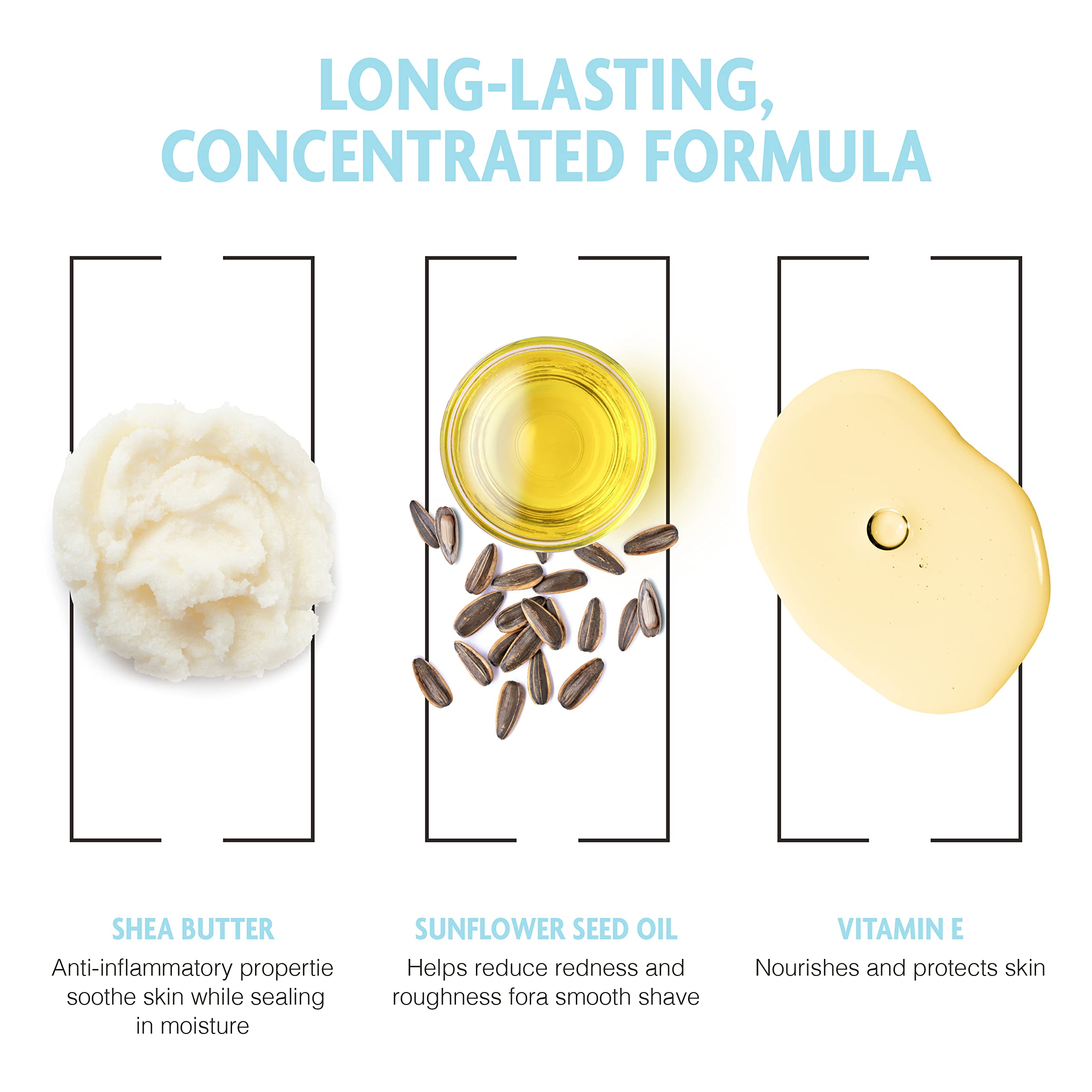 Pacific Shaving Company Clean Shaving Cream - Shea Butter + Vitamin E Shave Cream For Hydrated Sensitive Skin - Clean Formula Fo