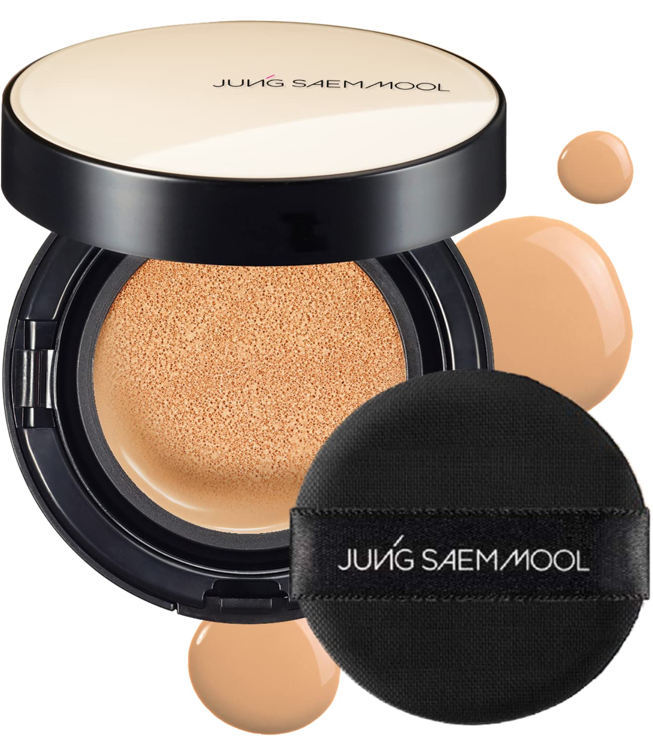 [Jungsaemmool Official] Essential Skin Nuder Cushion (Medium) | Refill Not Included | Foundation Makeup | Natural Finish | Build