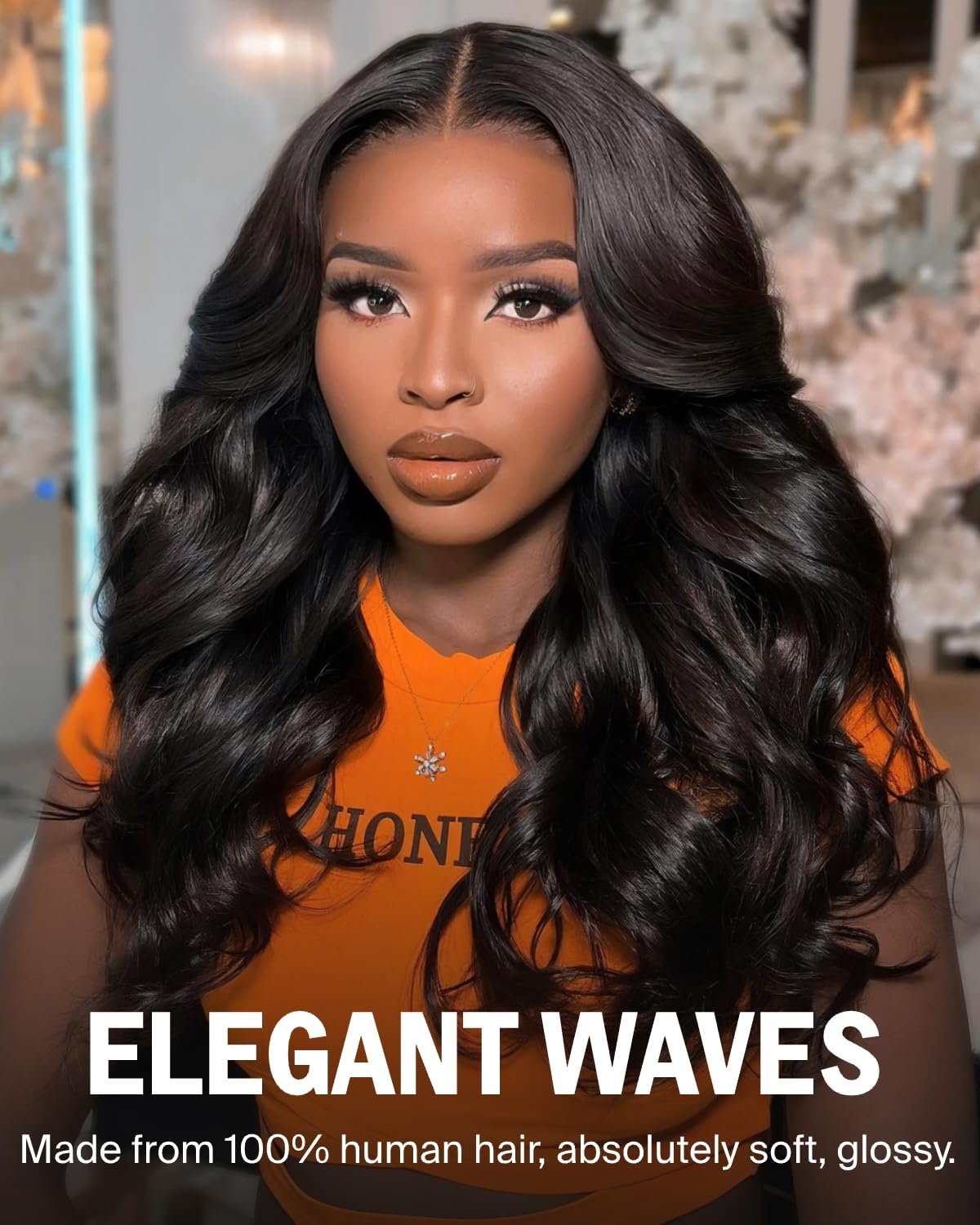Megalook Glueless Wig Pre Cut 6X5 Hd Lace Closure Wigs Human Hair Pre Plucked Bleached Tiny Knots 220% Density 12A Body Wave Wig