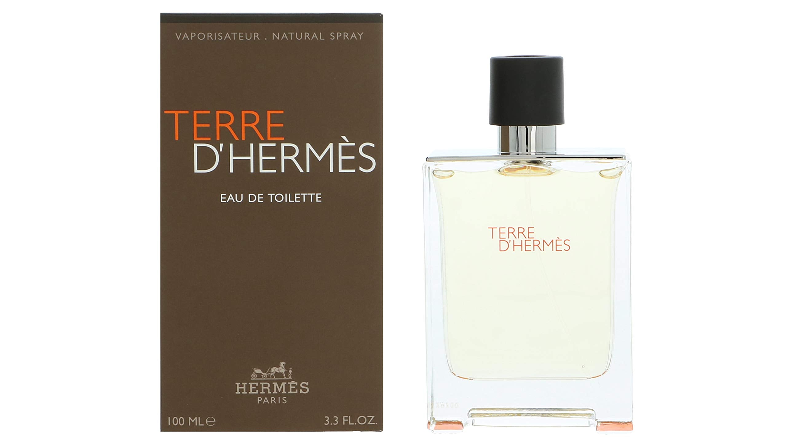 Terre D' Hermes Eau De Toilette Spray For Men By Hermes - 3.3 Oz / 100 Ml
