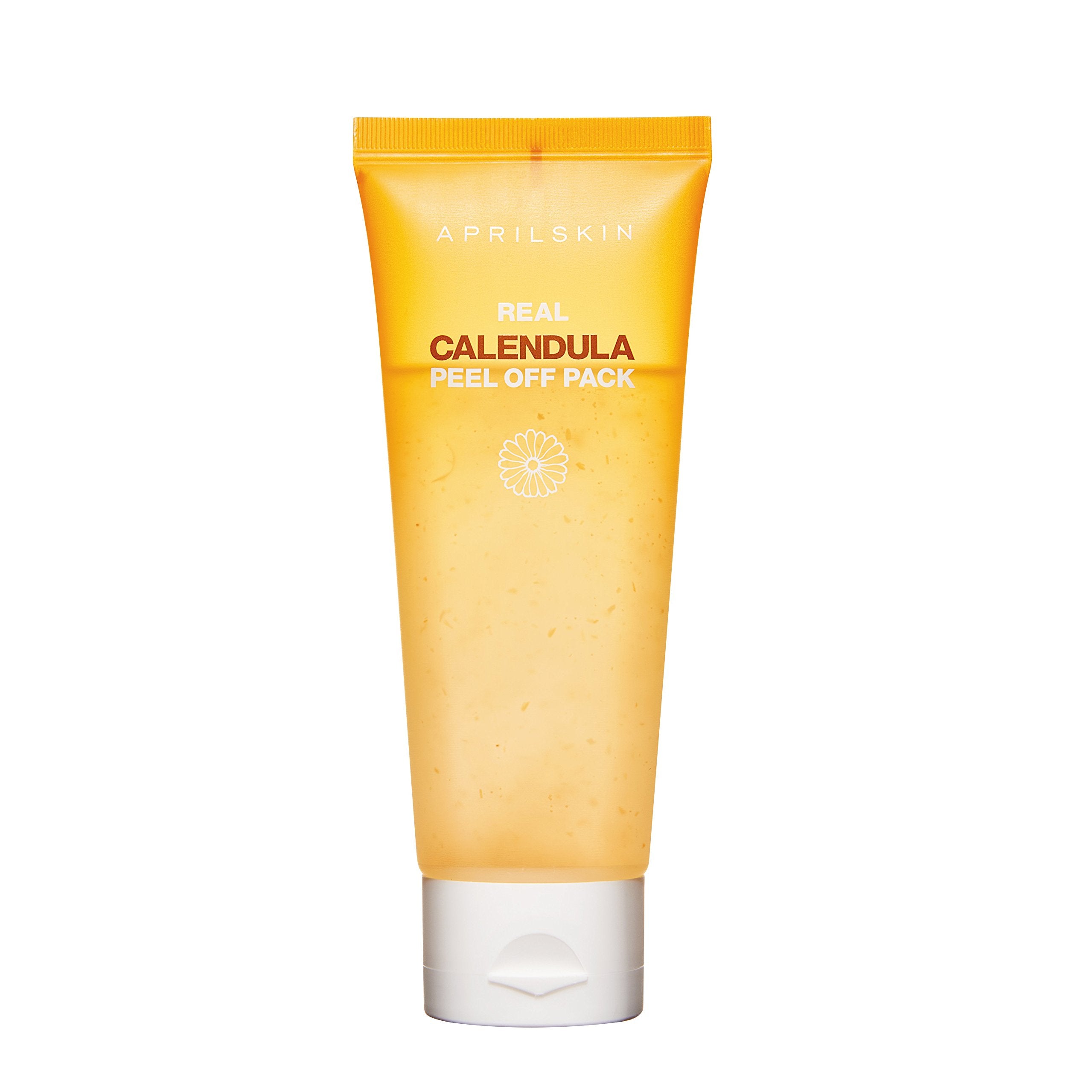 Aprilskin Real Calendula Peel Off Pack, 3.52 Oz | Skin Soothing And Calming Face Mask | Removes Impurities, Blackheads, And Exce