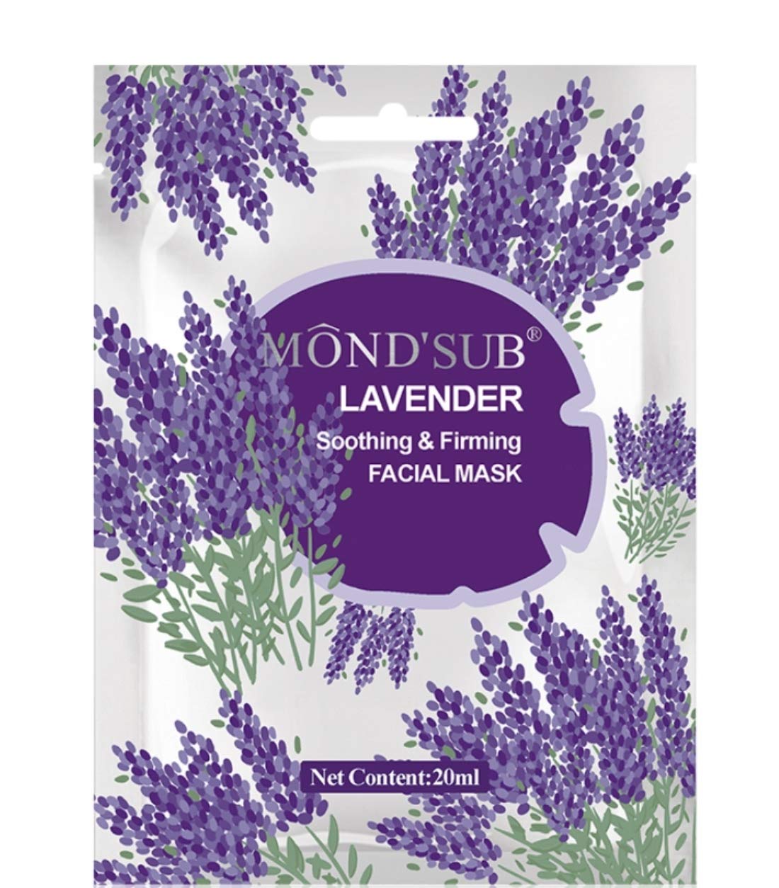 MondSub Lavender Soothing And Firming Facial Mask Sheet, 20Ml