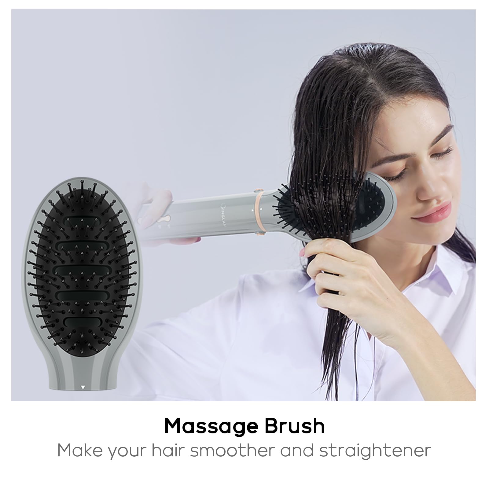 IG INGLAM MegaAIR Styler Air Styling & Drying System, Professional Interchange Hair Dryer Brush 110,000 RPM Brushless BLDC Motor