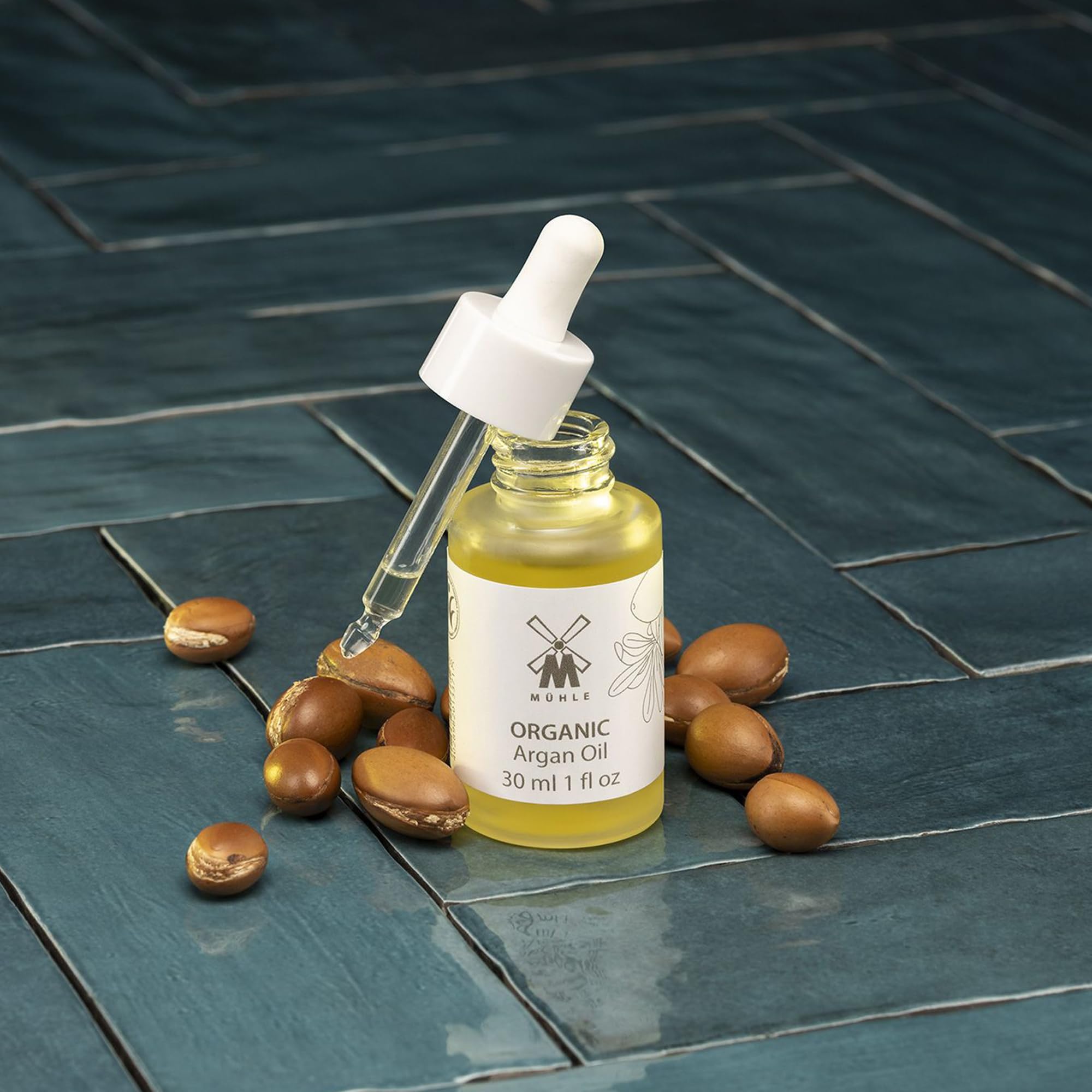 MHLE Organic Argan Oil | Essential Oil Serum Treatment Moisturizer to Protect & Nourish Dry Skin | TSA Travel Size Friendly | BD