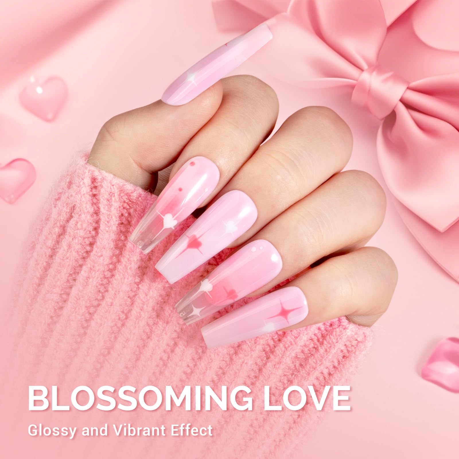 Melodysusie 15Ml Gel Nail Polish,Milky Pink Macaron Color Nails Soak Off Uv Led Creamy Pink Gel Polish Gift For Women Nail Art M