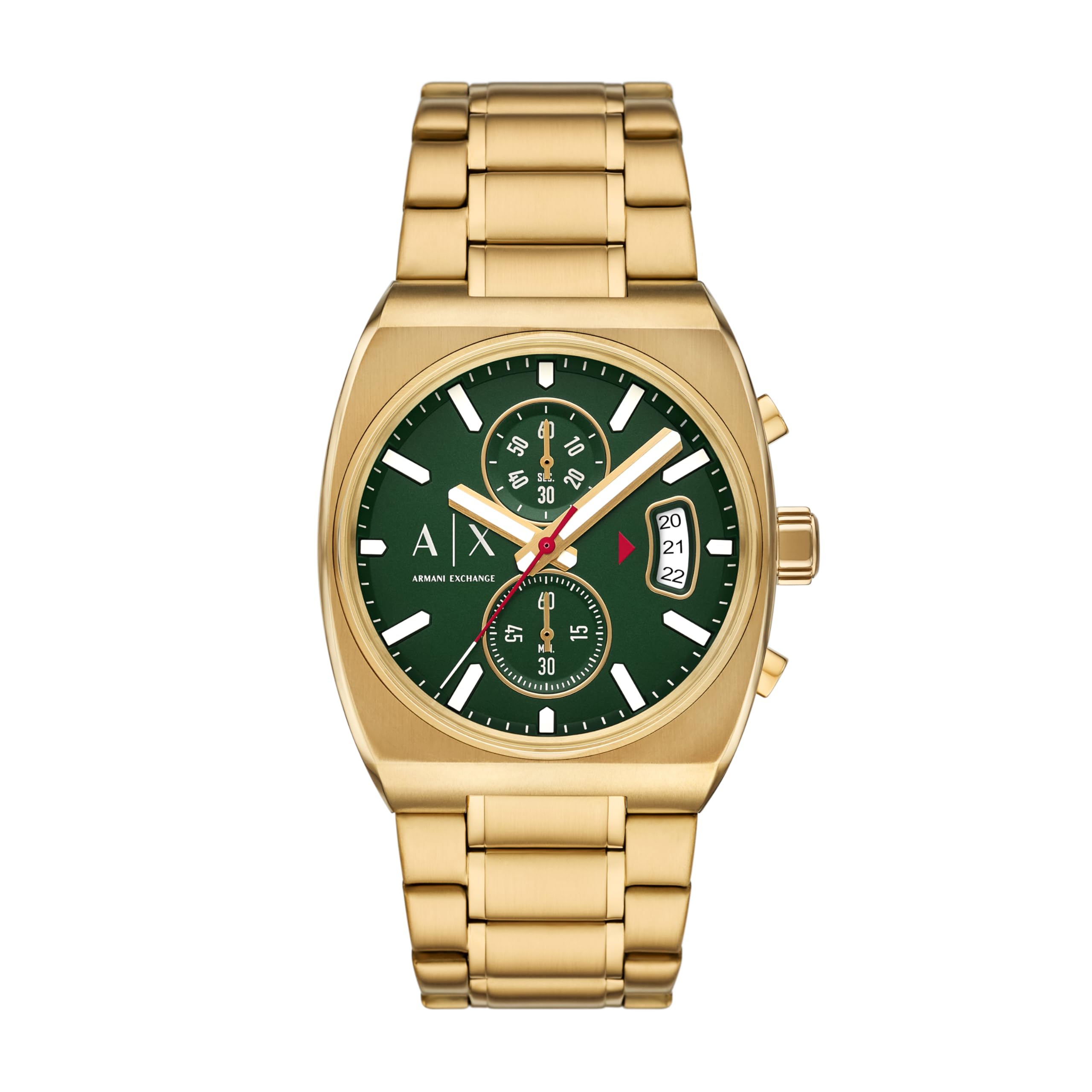 Armani Exchange Gold Quartz Stainless Steel Watch Ax2822