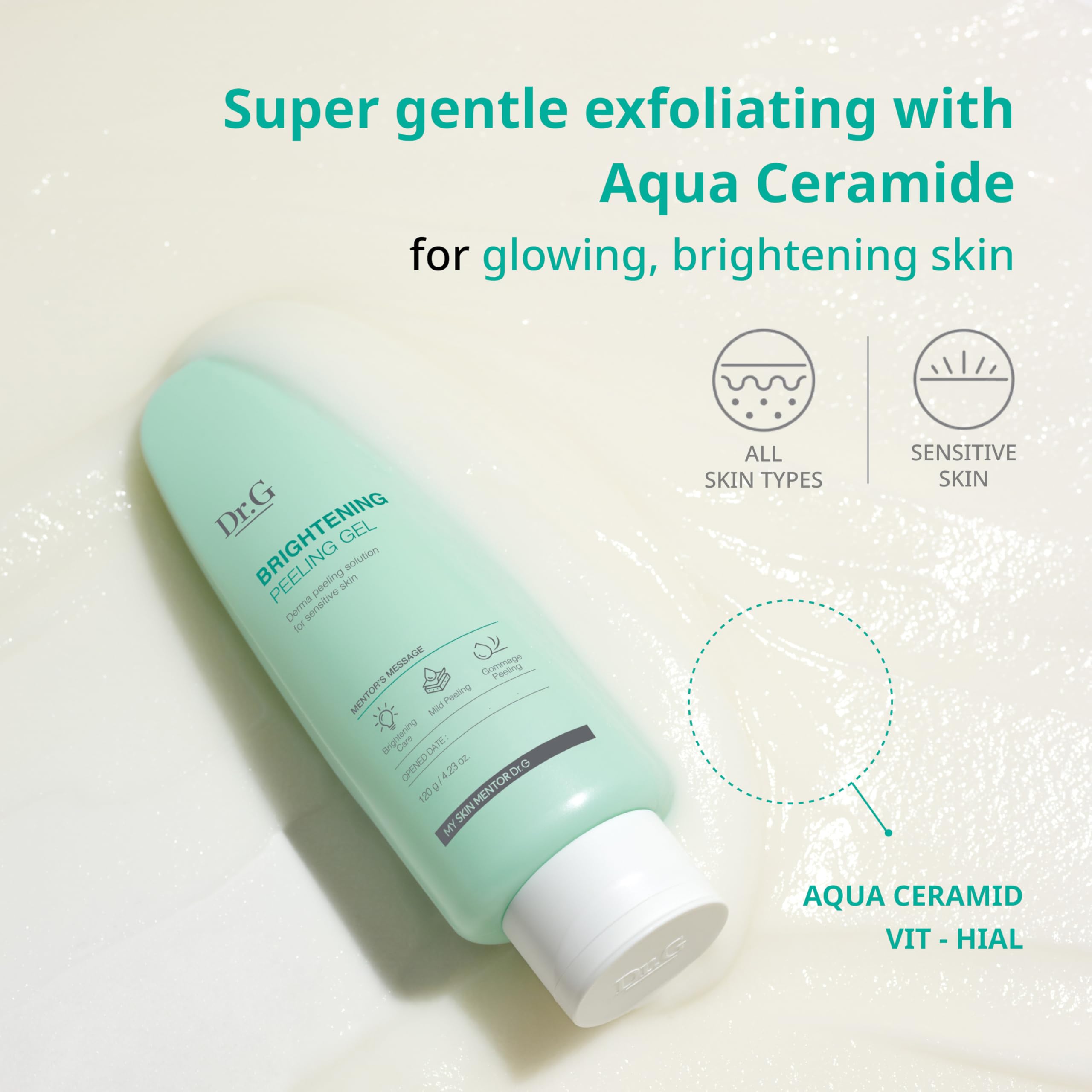 Dr.G Korean Derma Peeling Gel, 120Ml - Facial Peeling Gel For Face, Exfoliating Gel For Face, Face Exfoliator, Korean Skin Care,