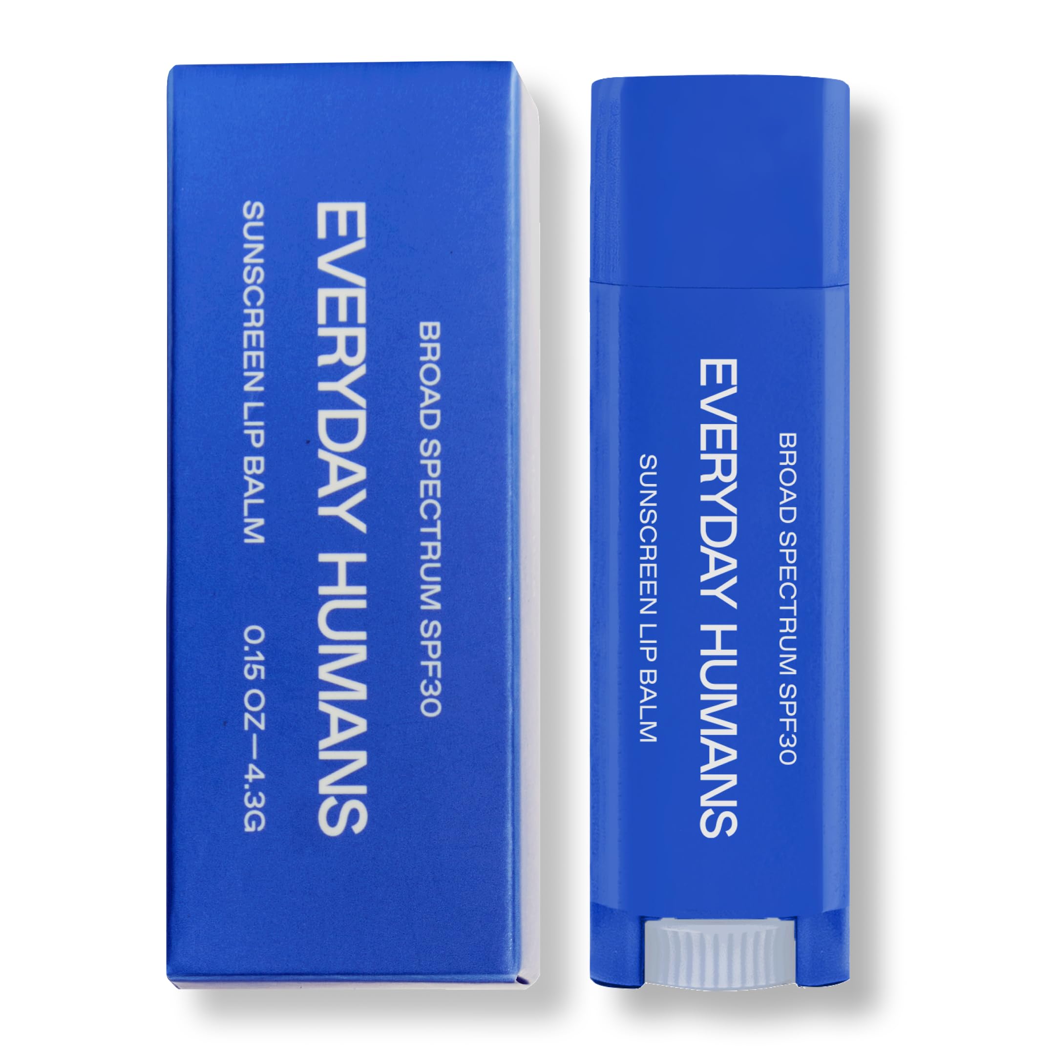 Everyday Humans SPF30 Sunscreen Lip Balm Sun Glide, UVA/UVB Protection, Hydrating, Smooth Dry Lips | Untinted, Mint Flavor