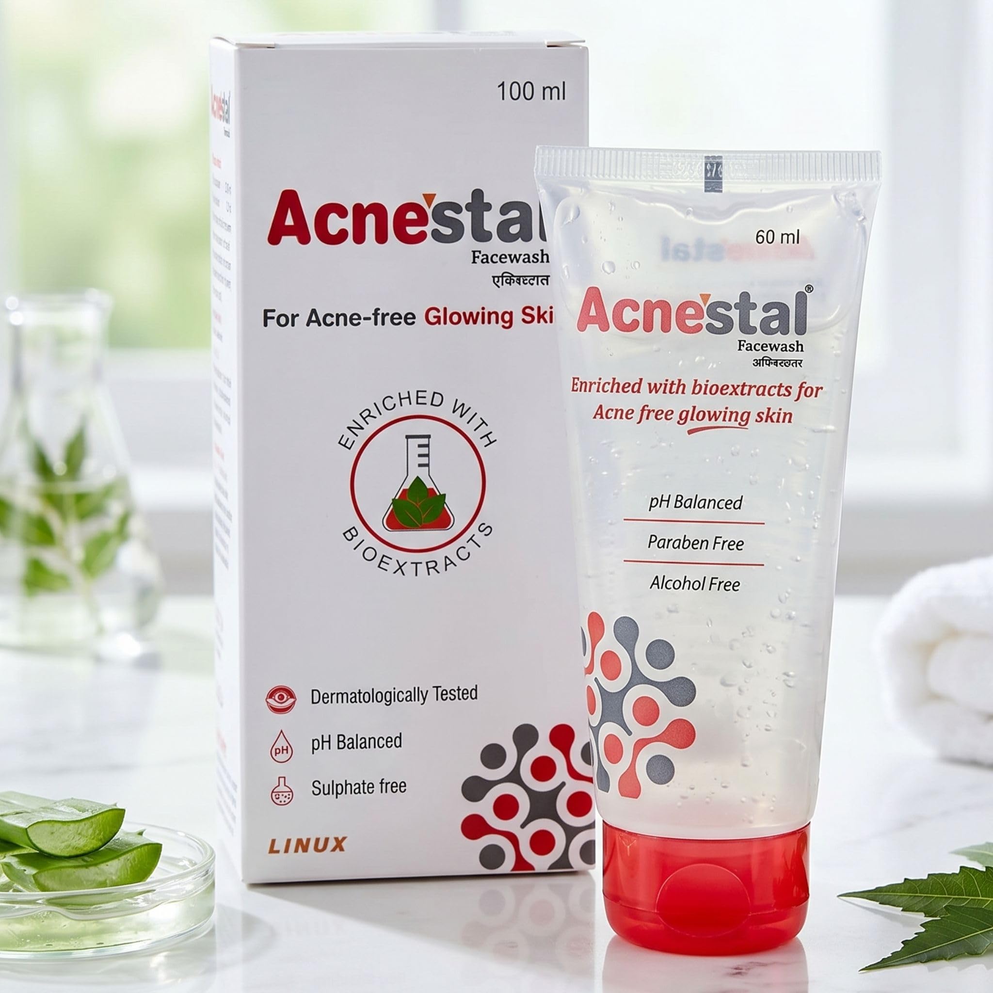 Acnestal Face Wash 100 Ml Anti Acne & Pimple Control Face Cleanser Deep Pore Cleansing Oil Control Face Wash For Men & Women
