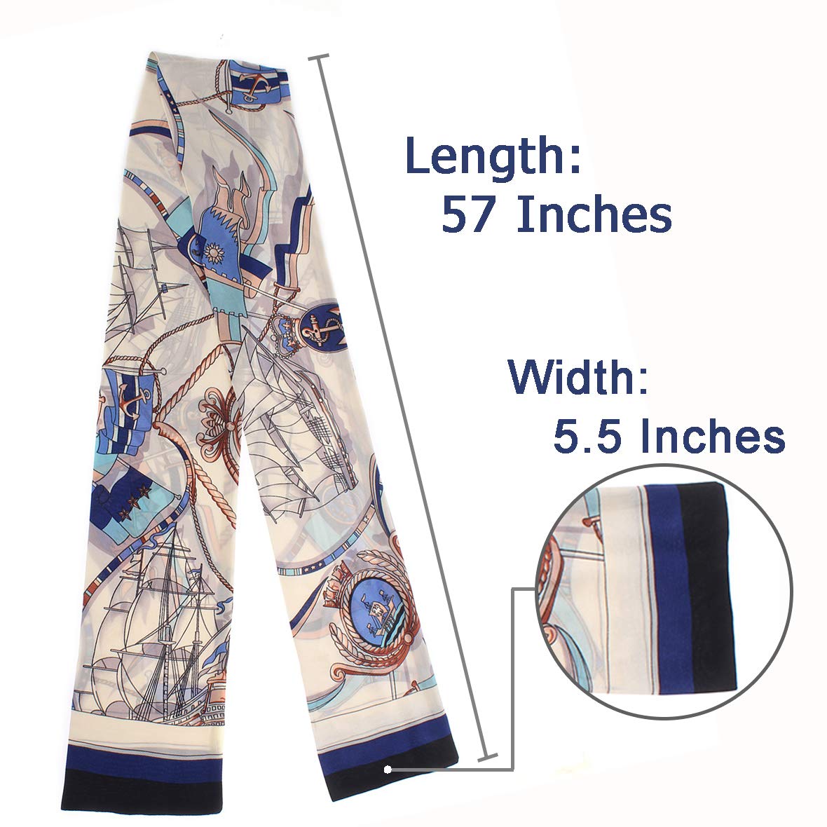 Leeven 3 Pieces Satin Edge Laying Scarf For Lace Wigs Non Slip Printed Headband Scarf For Hair Wrapping At Night 57''X5.5'' Silk