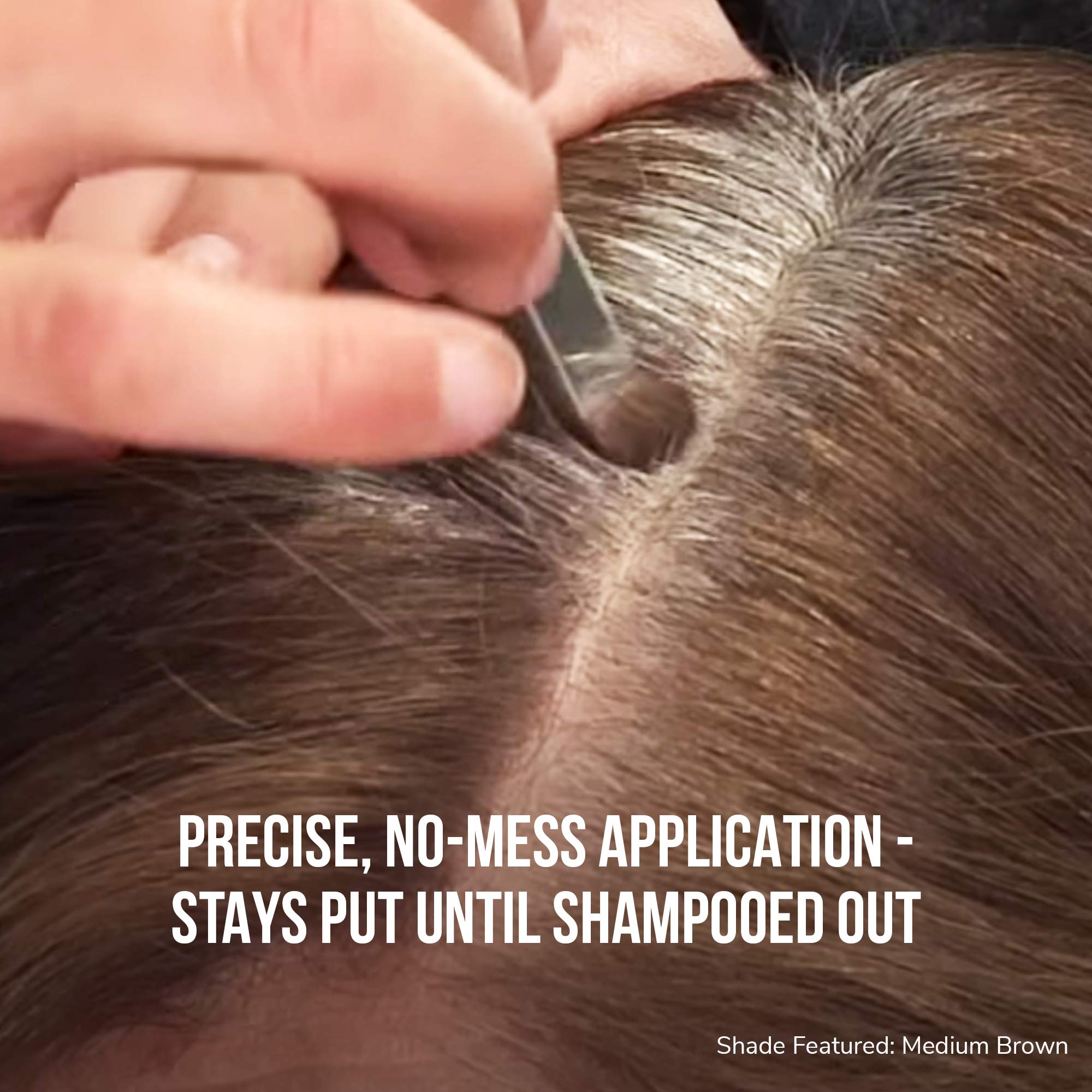 Color Wow Root Cover Up     Instantly Cover Greys + Touch Up Highlights, Create Thicker-Looking Hairlines, Water-Resistant, Swea