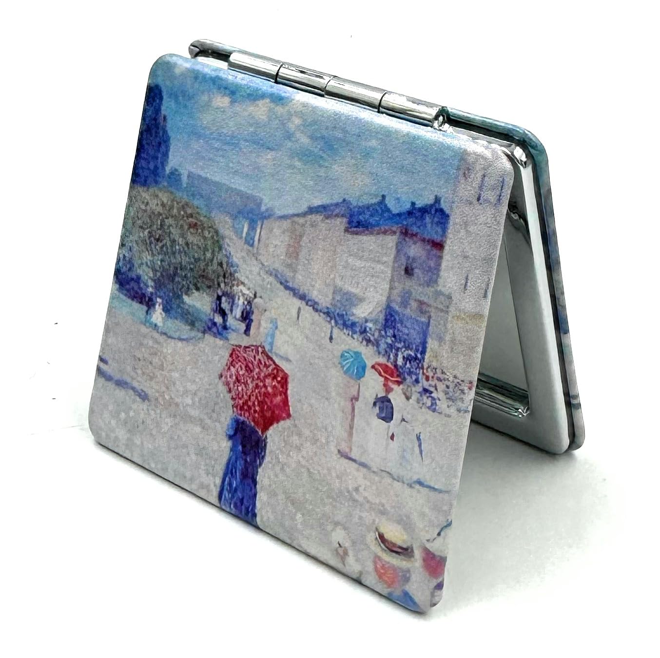 Aeisage Compact Mirror Edward Monch Square Mirror Spring Day On Karl Johan Street Pocket Mirror For Girls Small Travel Mirror Ar