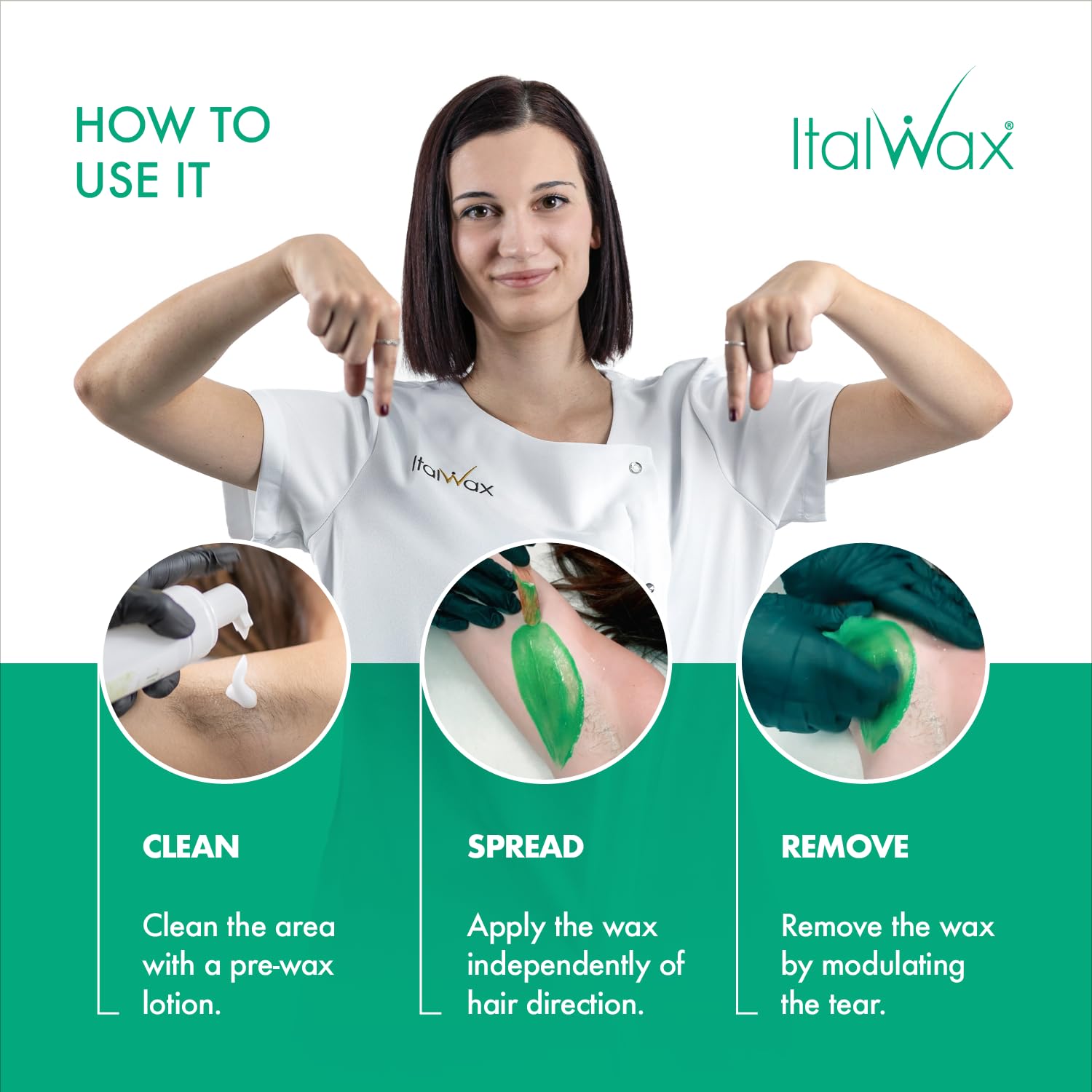 Italwax Hard Wax Beads For Sensitive Skin - 750G/1.65Lb - Synthetic Formulation, Scent Free, Recommended For Bikini Area And Arm