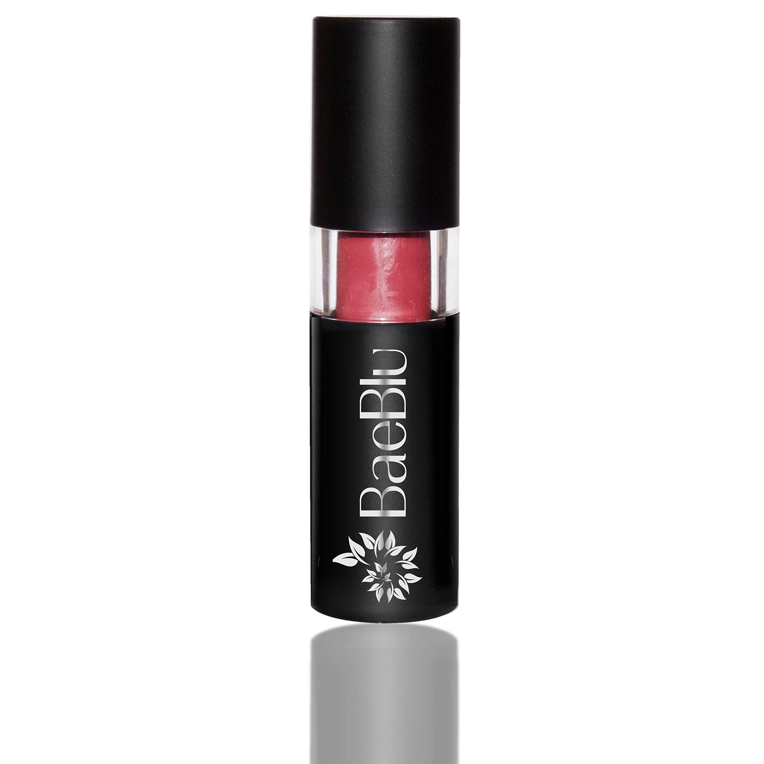 BaeBlu Organic Lipstick 100% Natural Hydrating Antioxidant-Rich, Made in USA, Radiant Rose