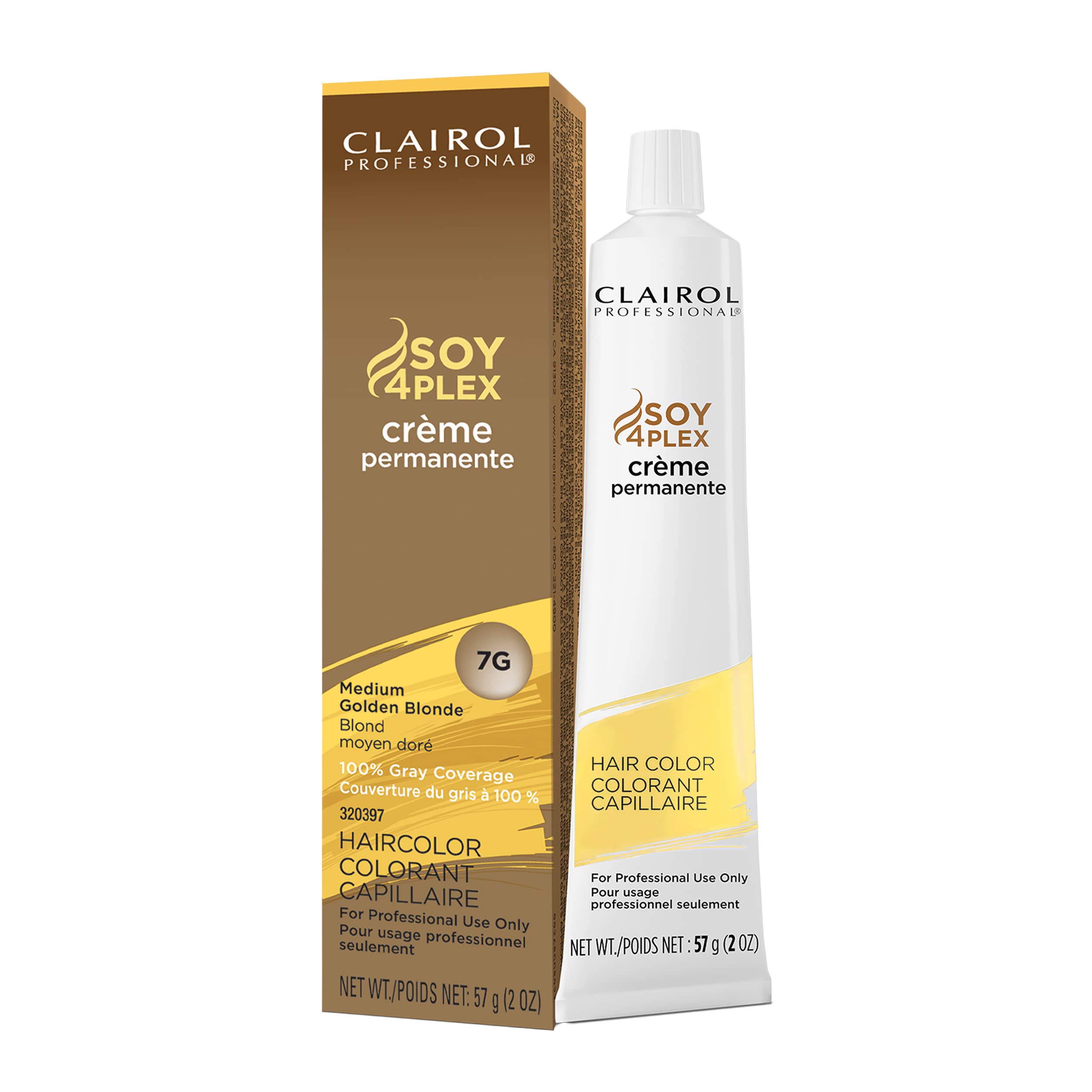 Clairol Professional Permanent Crme Hair Color 7g Med Gold Blonde