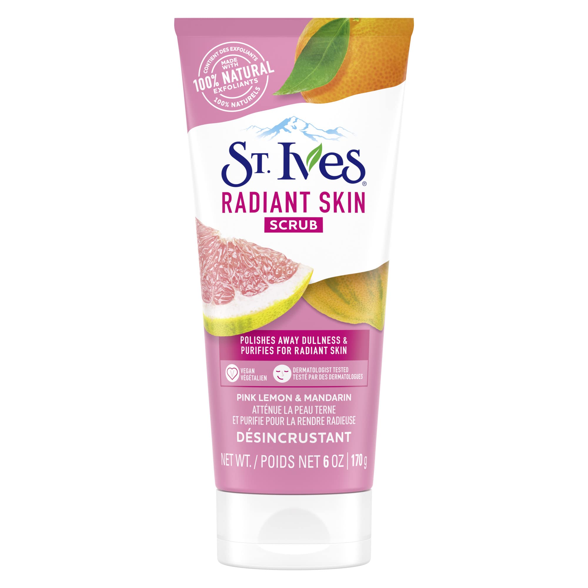 St. Ives Even &Bright Scrub 150ml Pink Lemon & Mandarin