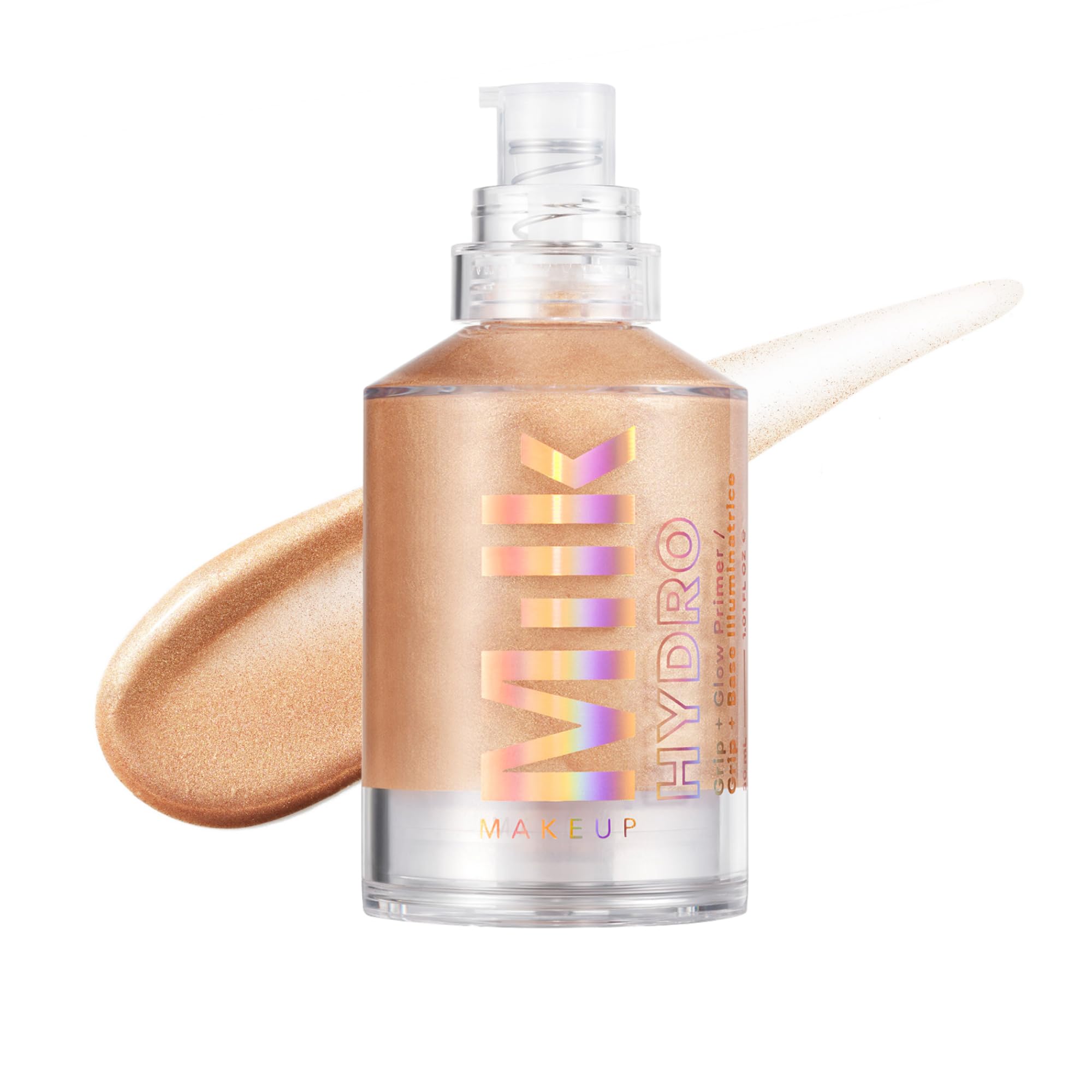 Milk Makeup Hydro Grip + Glow Primer, Surreal - 1 fl oz - Long-Wear Illuminating Primer - Up to 12-Hour Wear - All Skin Types - 