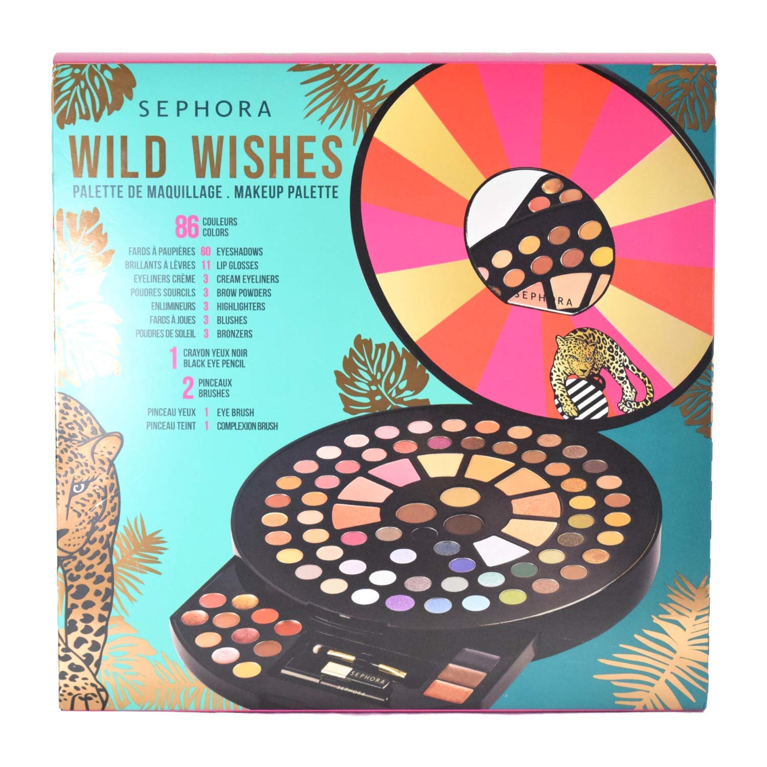 Sephora Collection Wild Wishes Limited Edition Holiday Makeup Palette 86 Colors