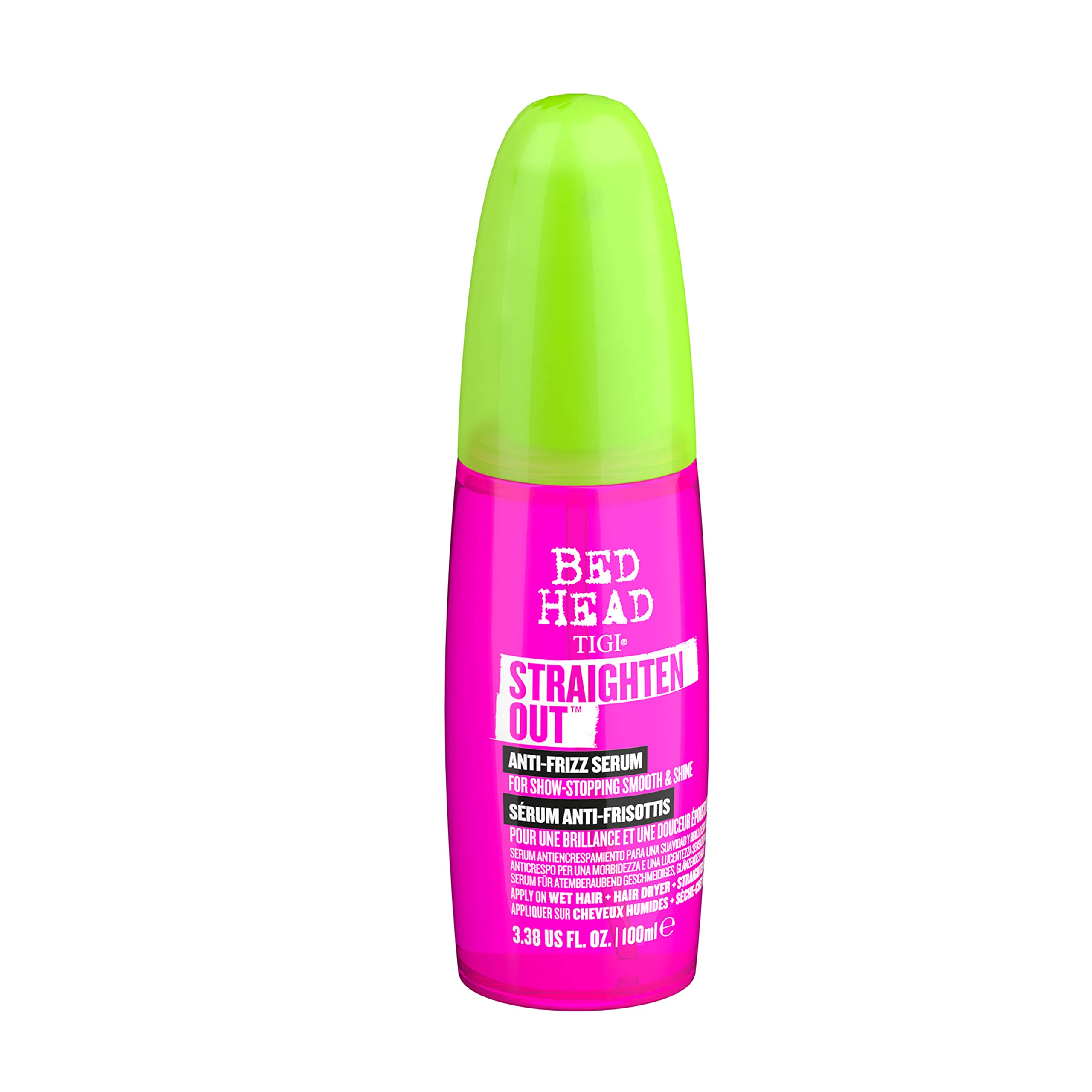 Bed Head By Tigi Straighten Out Anti Frizz Serum For Smooth Shiny Hair 3.38 Fl Oz