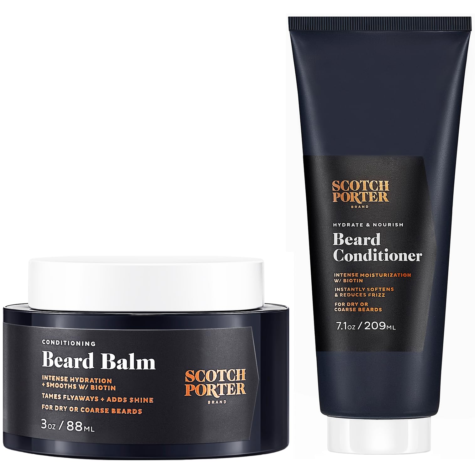 Scotch Porter Conditioning Beard Balm And Beard Conditioner | Formulated With Non-Toxic Ingredients, Free Of Parabens, Sulfates