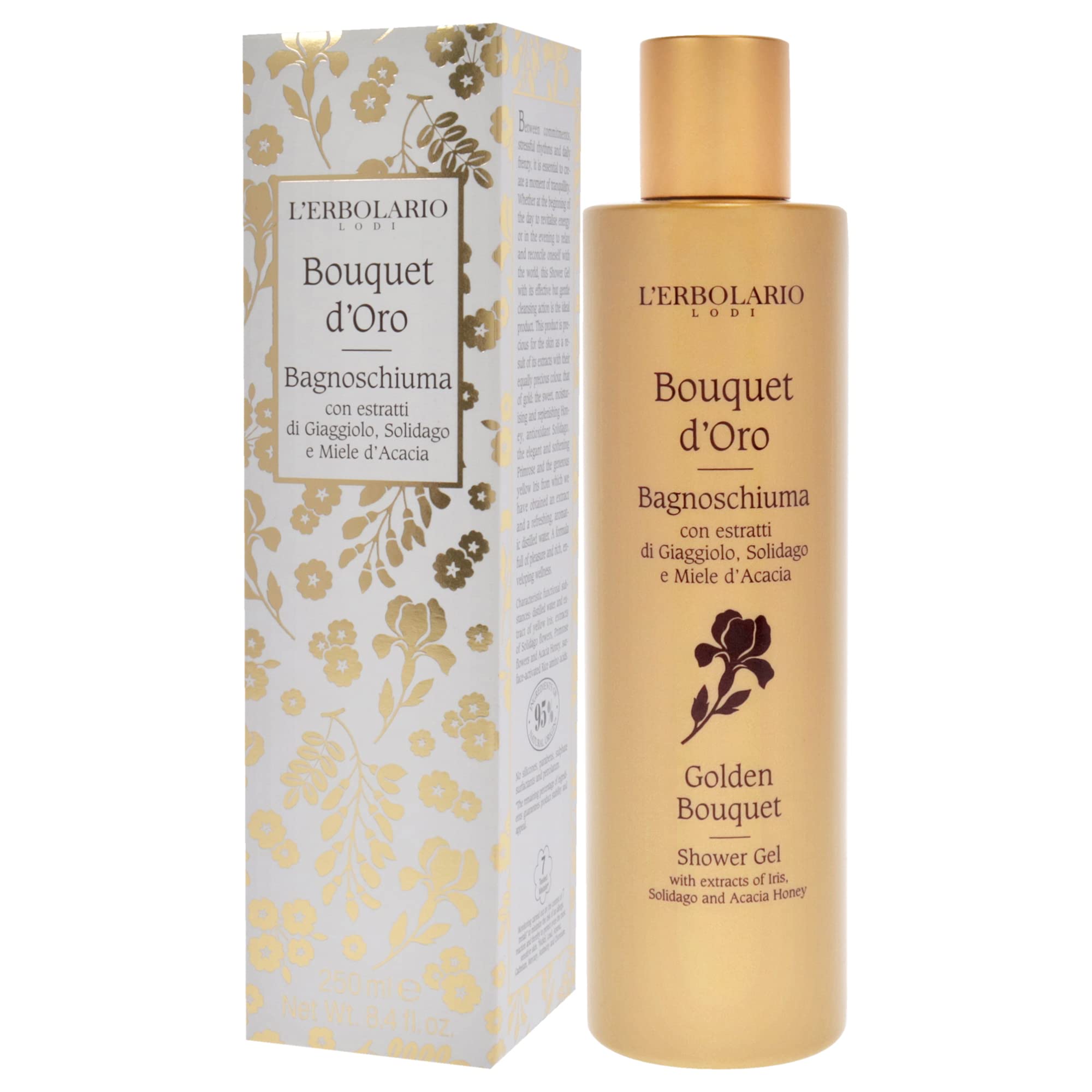 Lerbolario Golden Bouquet Shower Gel Shower Gel Unisex 84 Oz