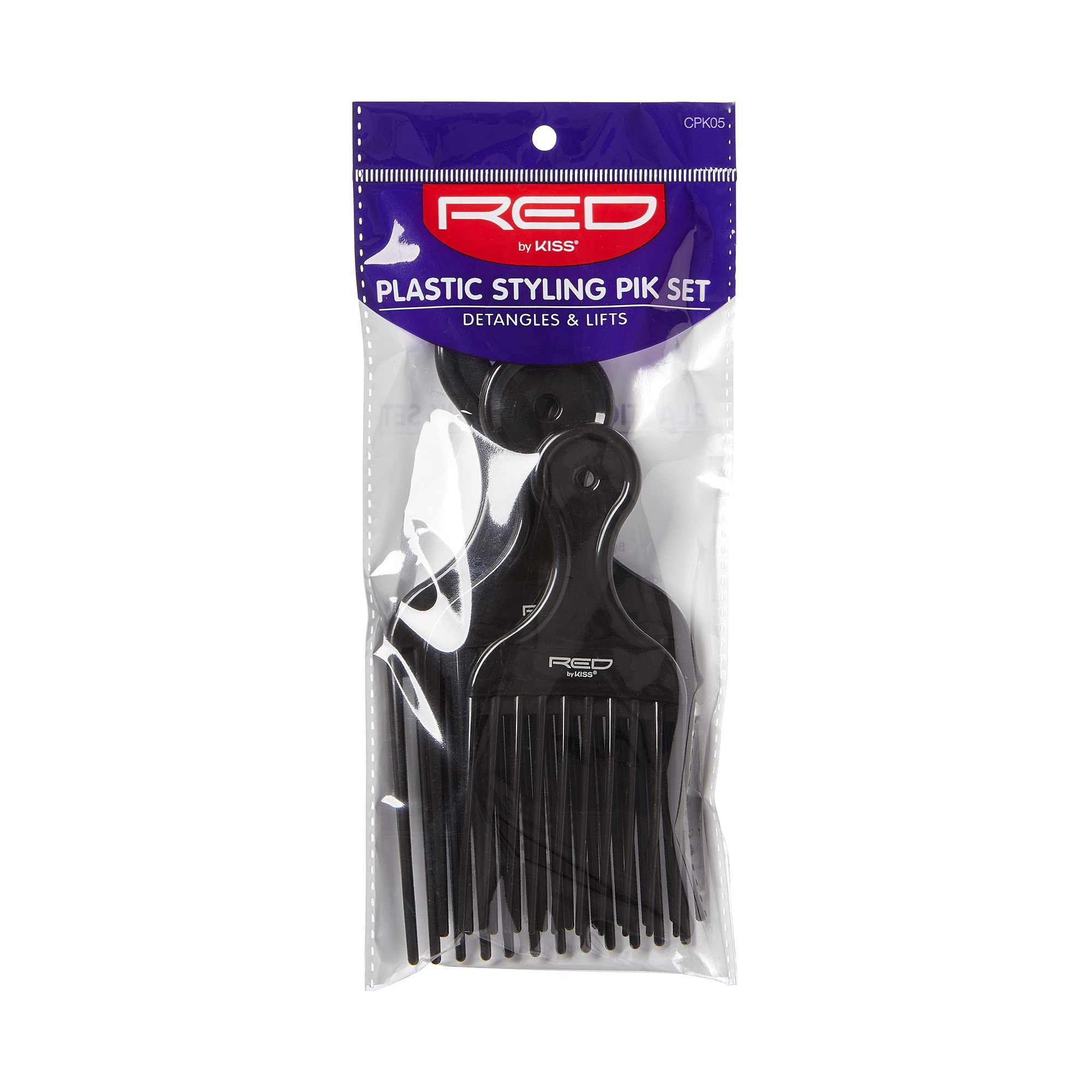 RED by KISS (PROFESSIONAL PIK, Plastic Styling Set)