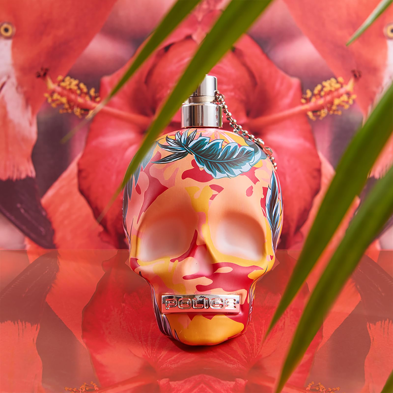 To Be Exotic Jungle For Woman By Police - Summery Floral Scent - Housed In A Botanical Decorated Bottle - Tart-Sweet Fruits And