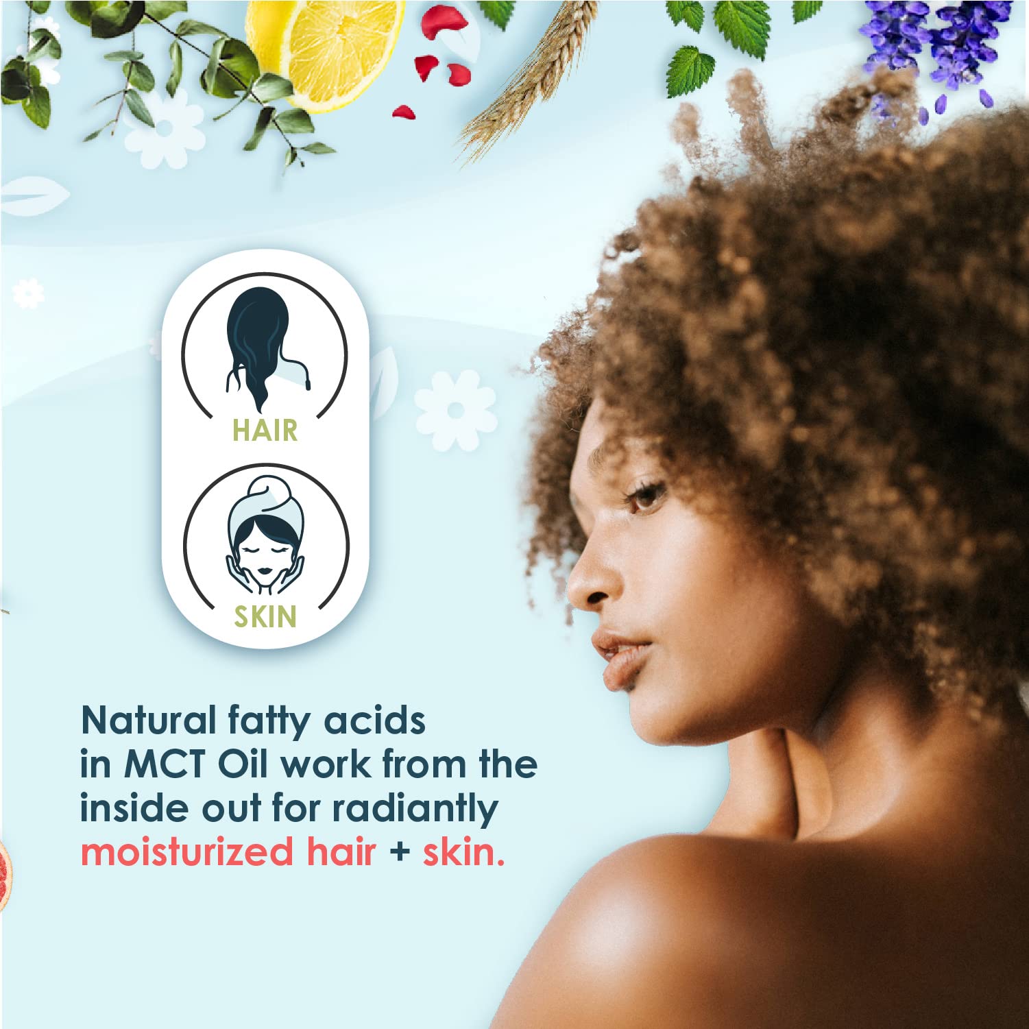 Pure Mct Oil, Carrier Oil, Massage Oil, Hydrating Oil, Hair Oil, Food And Therapeutic Grade, 640 Oz