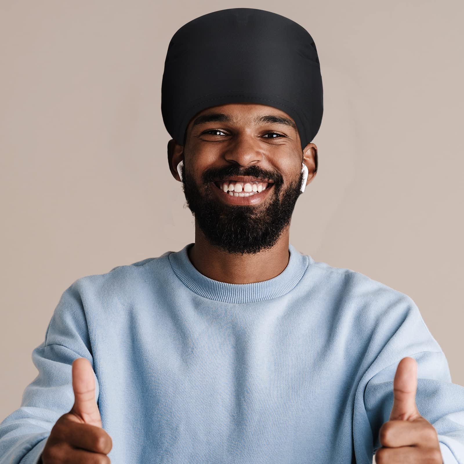 4 Pieces Unisex Stocking Dreadlock Caps Dreadlock Accessories Short Hair Dreads Head Wrap Sleep Bonnet For Dreadlocks Men Women