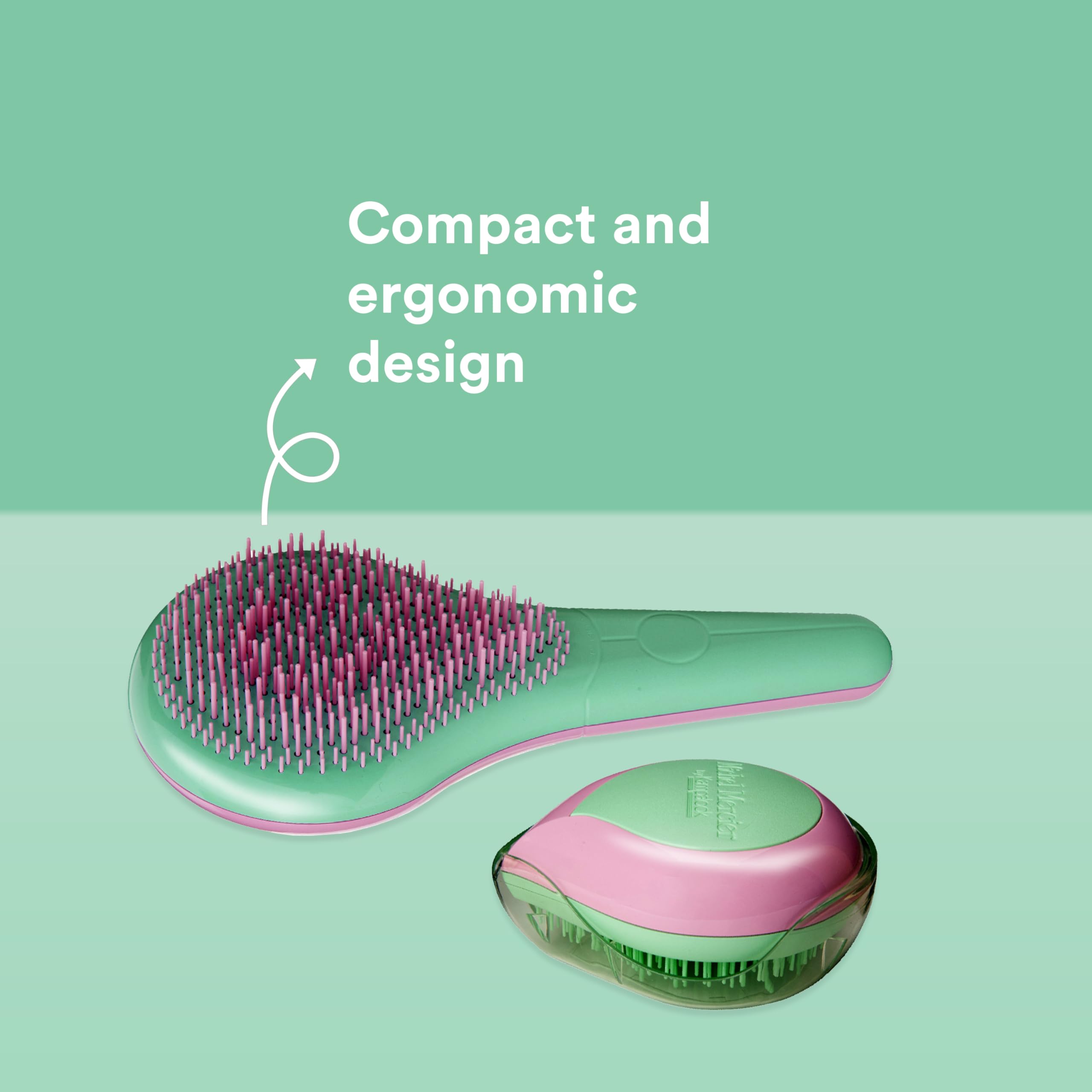 Michel Mercier Home And Travel Detangler Set - Classic Detangler Brush For Healthy Hair - Travel Detangler Brush Reduces Frizz A