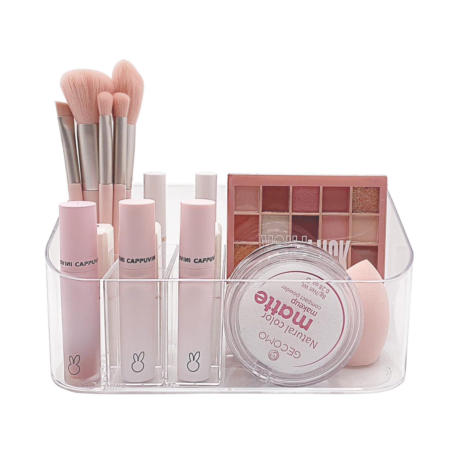 Sunficon Makeup Tray Holder Organizer Cosmetic Display Case Tabletop Desktop Vanity Countertop Bathroom Wall Cabinet Medicine St