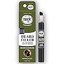 Softsheen-Carson Magic Grooming Beard Filler Pencil Brush For Men, Waterproof, Fill In Patchy Beard & Cover Greys, Natural Black