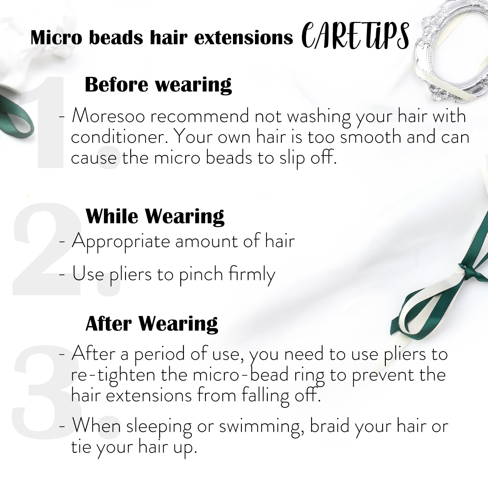 Moresoo Balayage Hair Extensions Micro Loop Human Hair Extensions Off Black Ombre Silver Micro Ring Hair Extensions Human Hair O